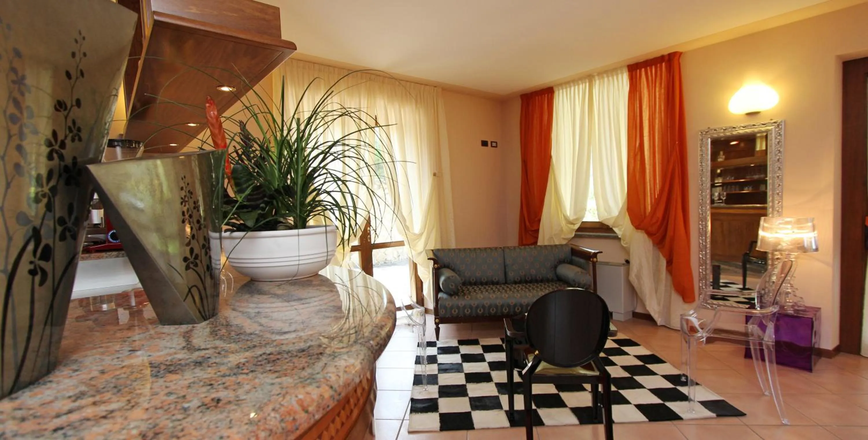 Lobby or reception in Hotel Garnì Al Poggio