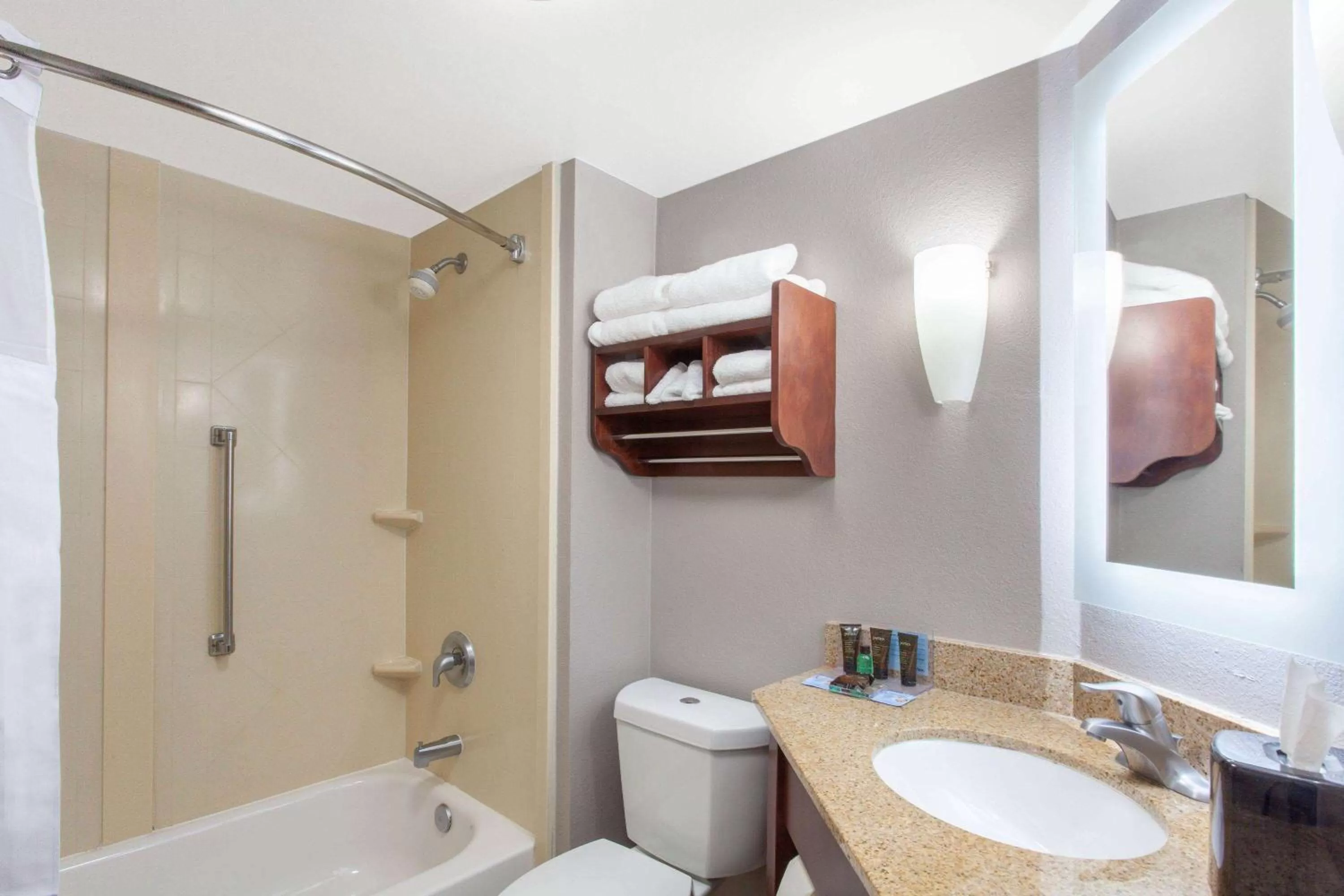 TV and multimedia, Bathroom in Wingate by Wyndham Charleston Coliseum