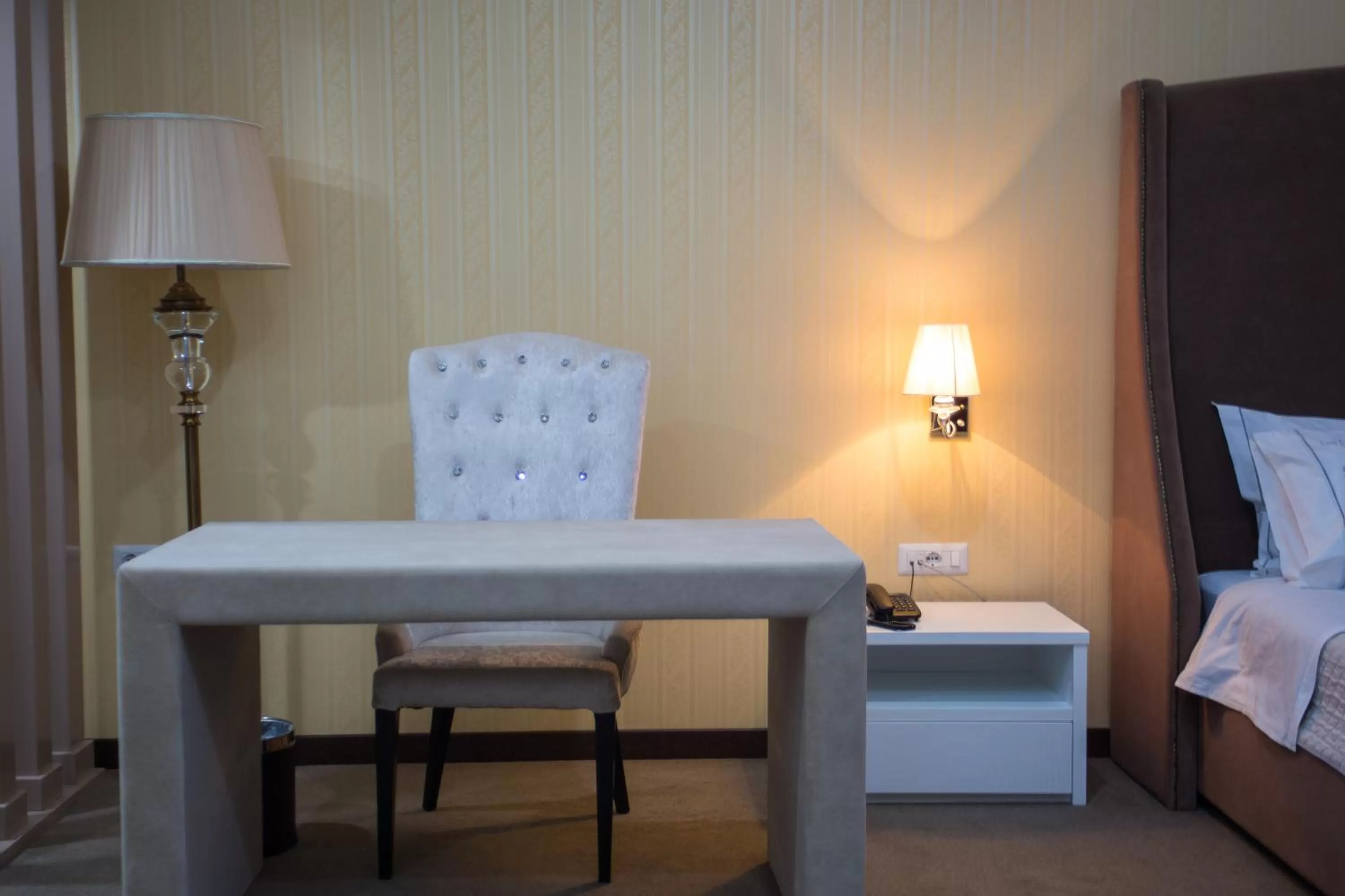 Seating area, Bed in Santa Quaranta Premium Resort