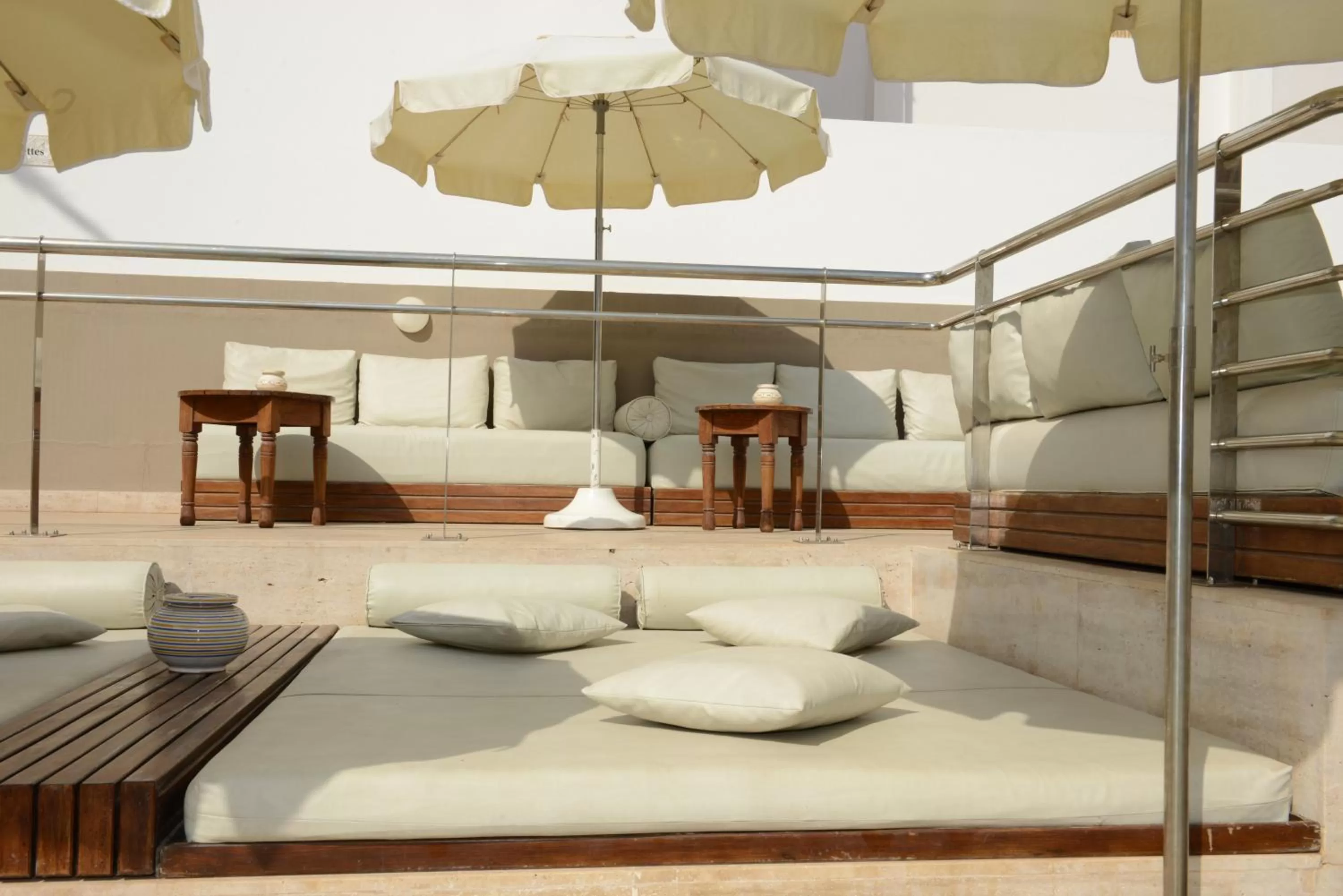 Solarium, Bed in Hotel Timoulay and Spa Agadir