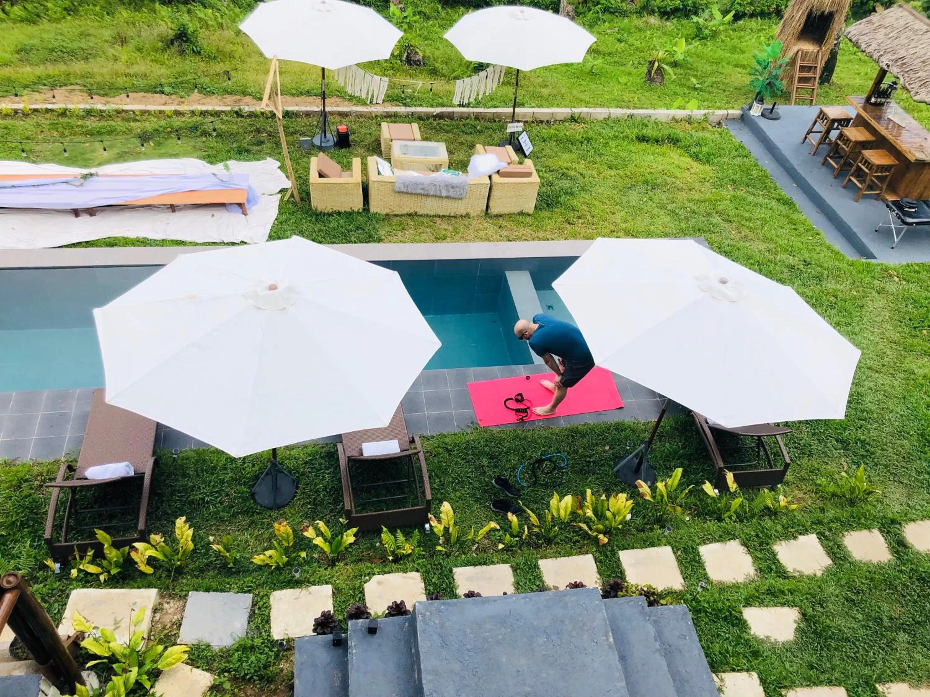 Patio, Pool View in Bintana sa Paraiso Binunsaran