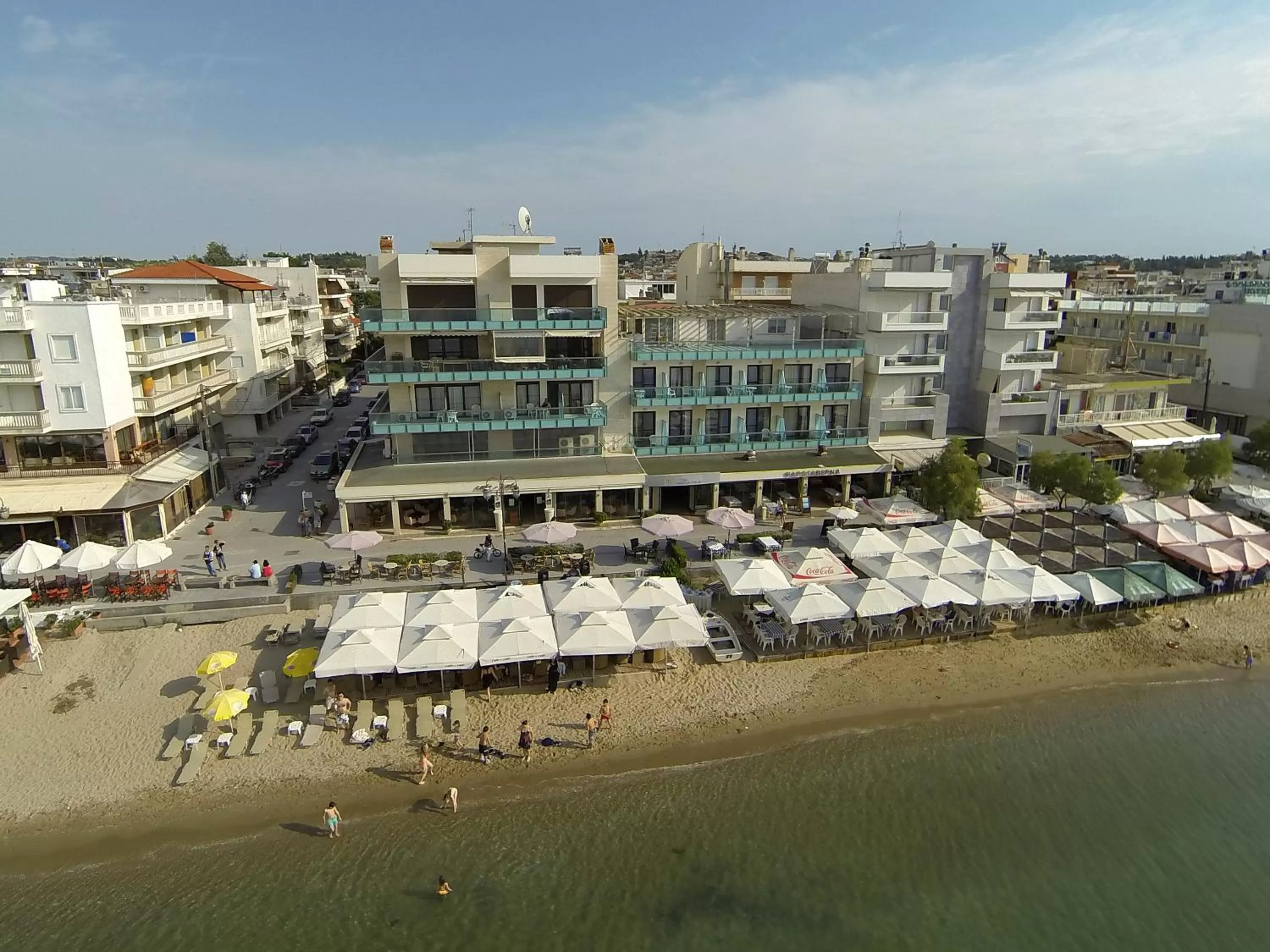 Bird's eye view, Bird's-eye View in Hotel Aigli