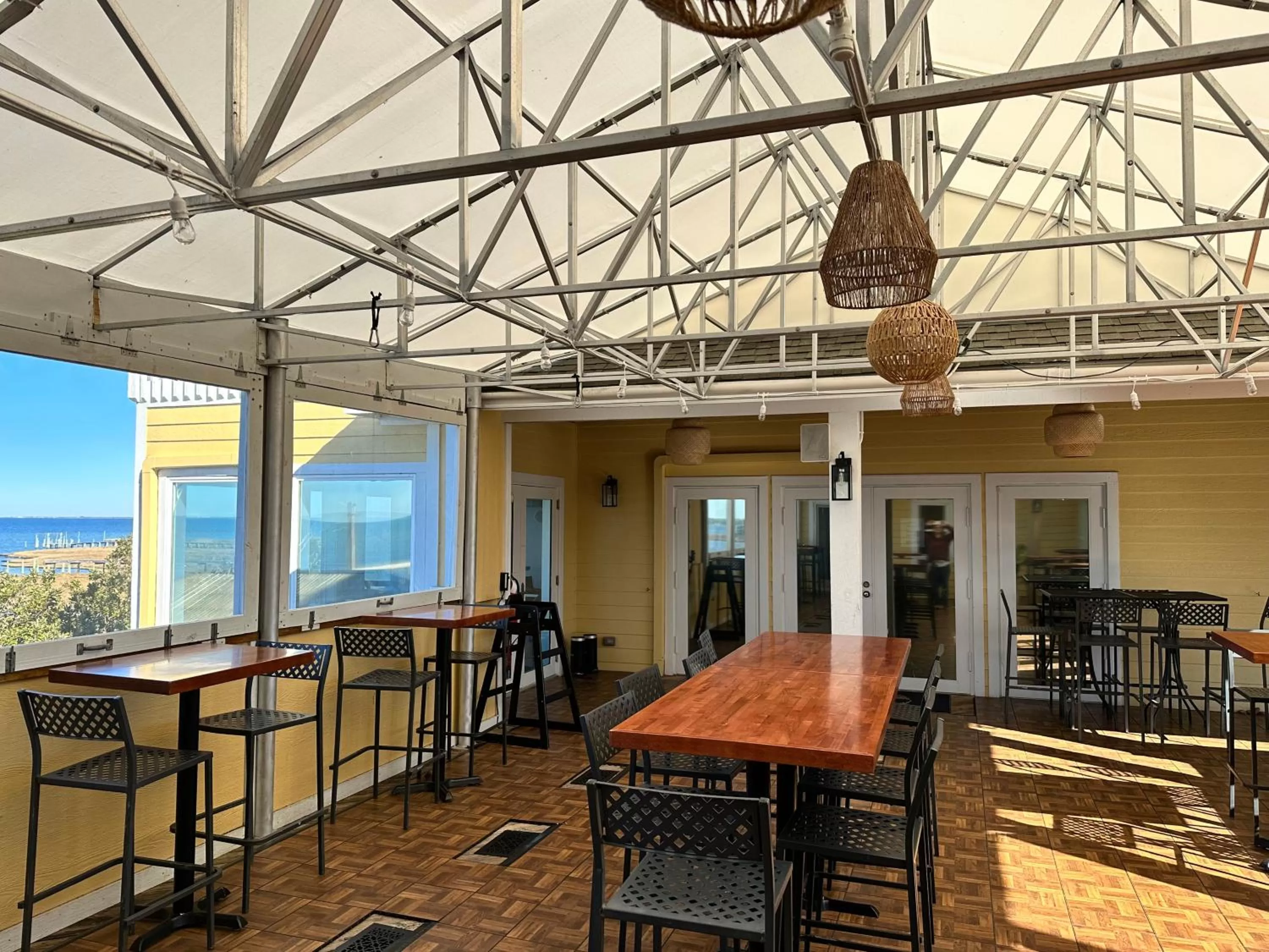 Patio in The Inn on Pamlico Sound