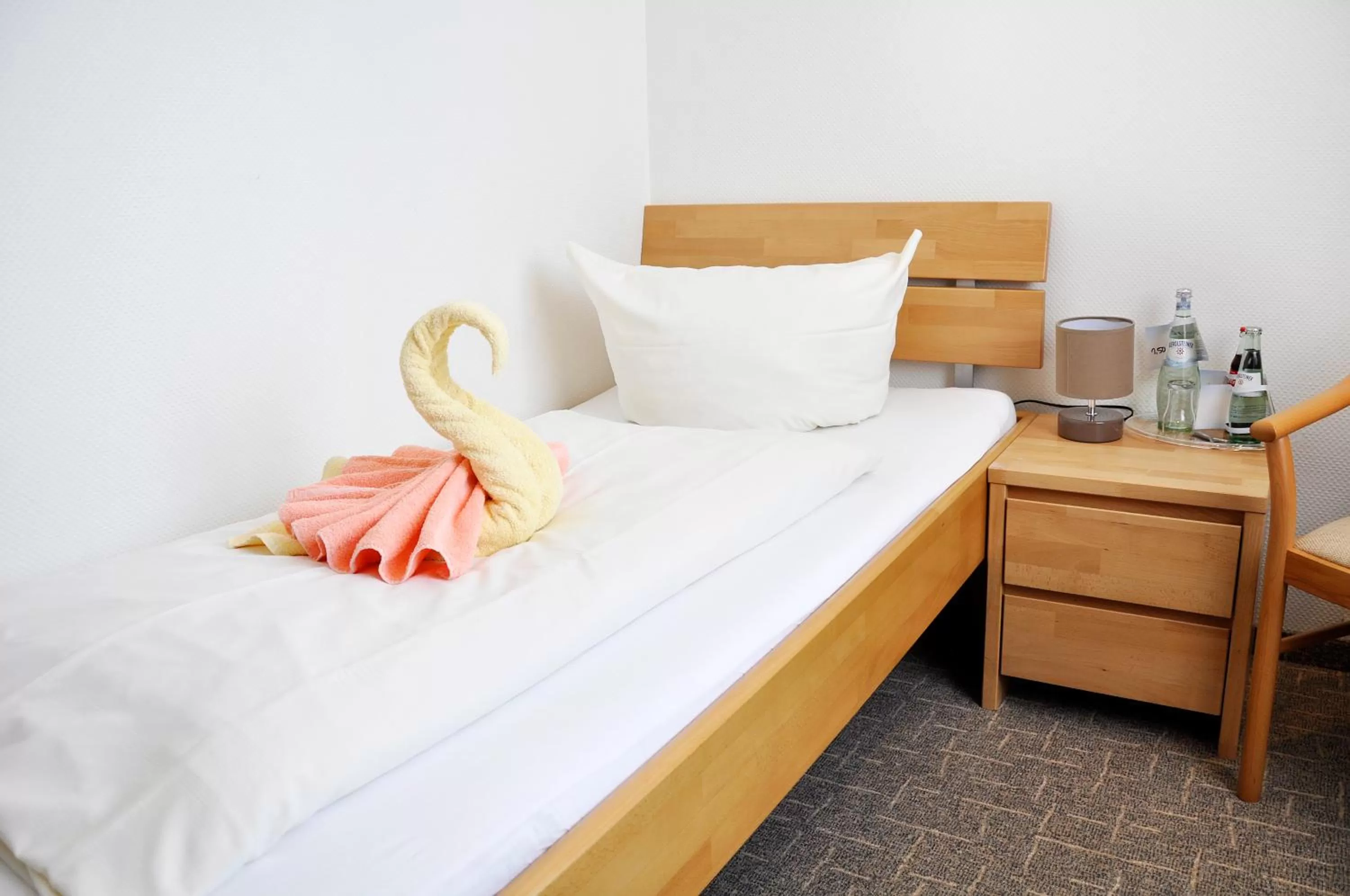 Bed in Hotel Atlantik