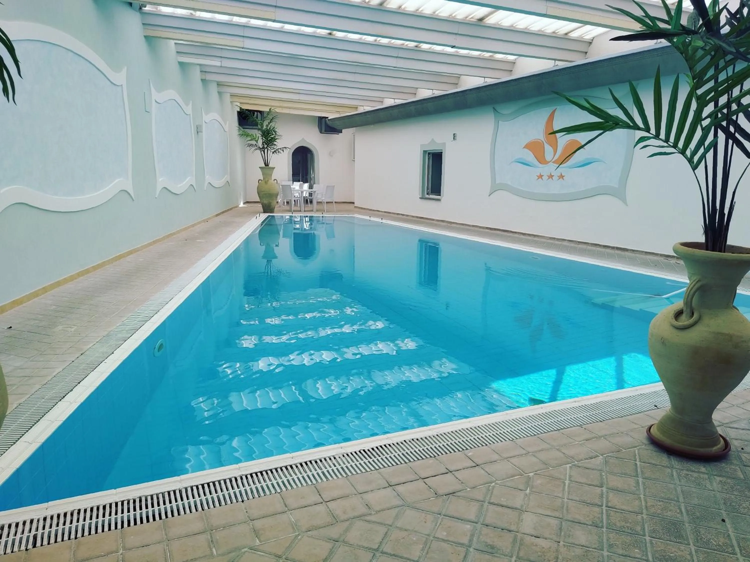 Swimming pool in Hotel Terme Park Imperial