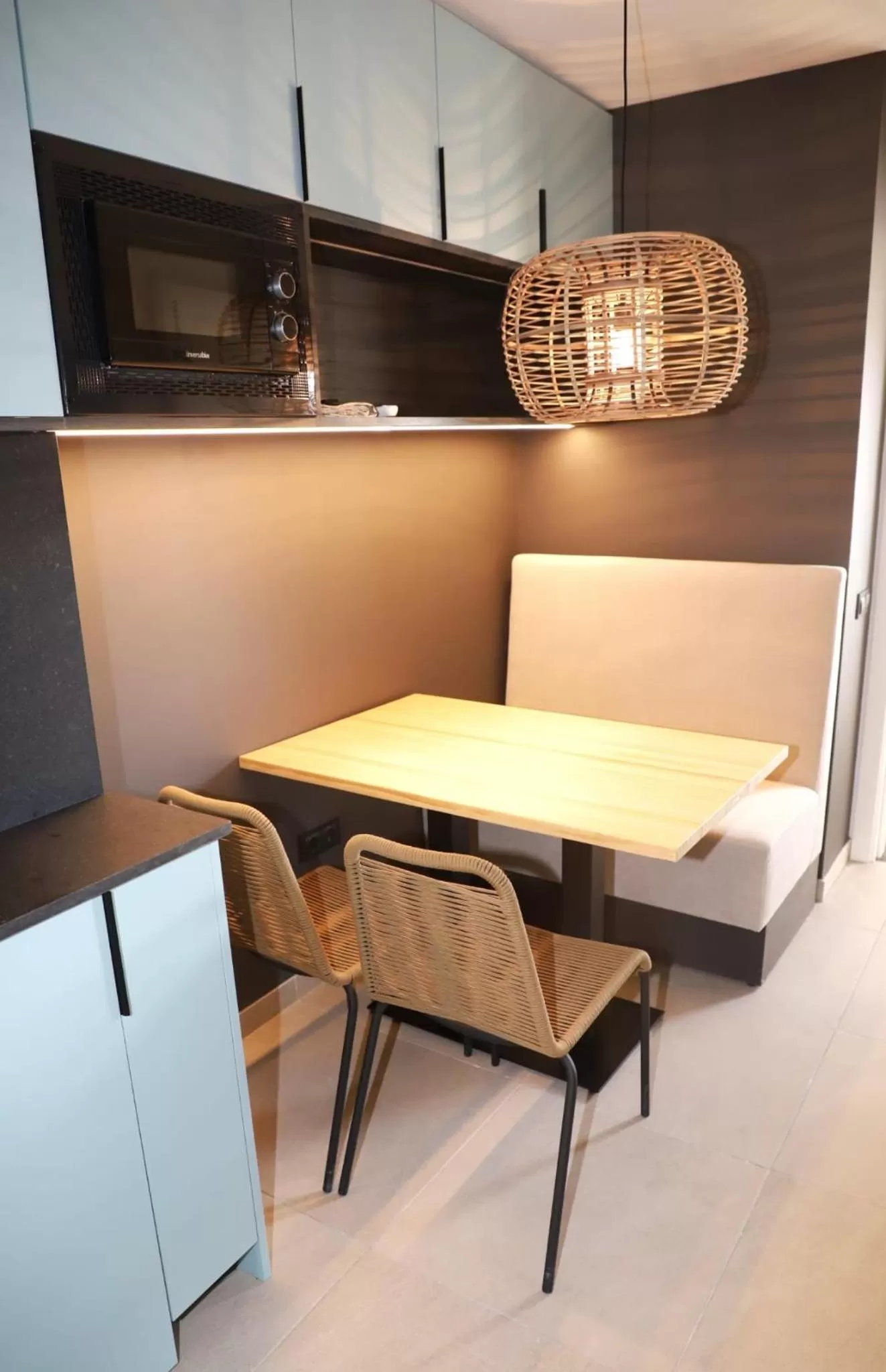 Dining area in Les Cases del Mar