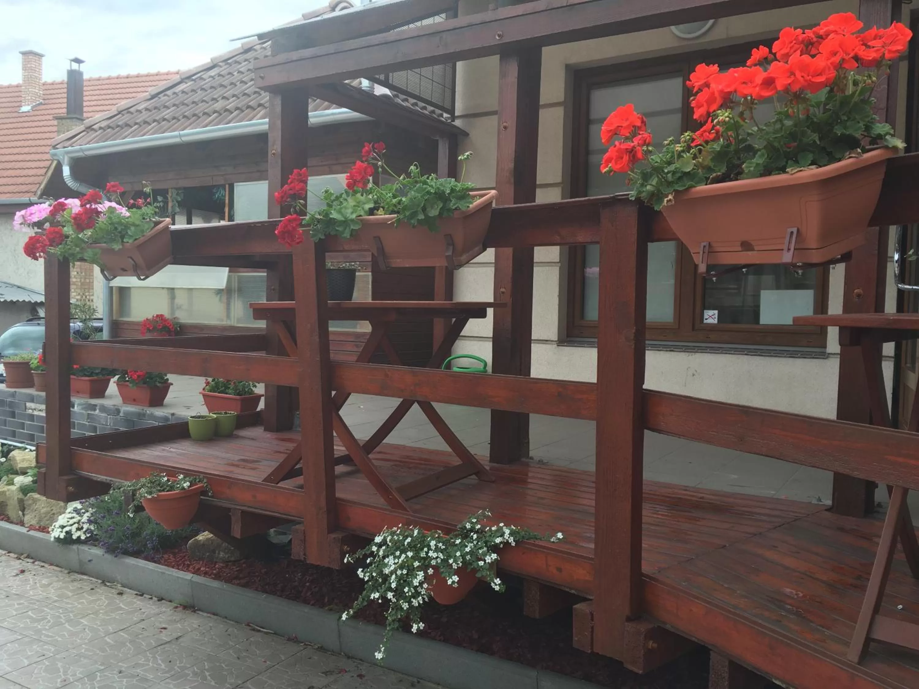 Balcony/Terrace in Abszolút Hotel és Panzió
