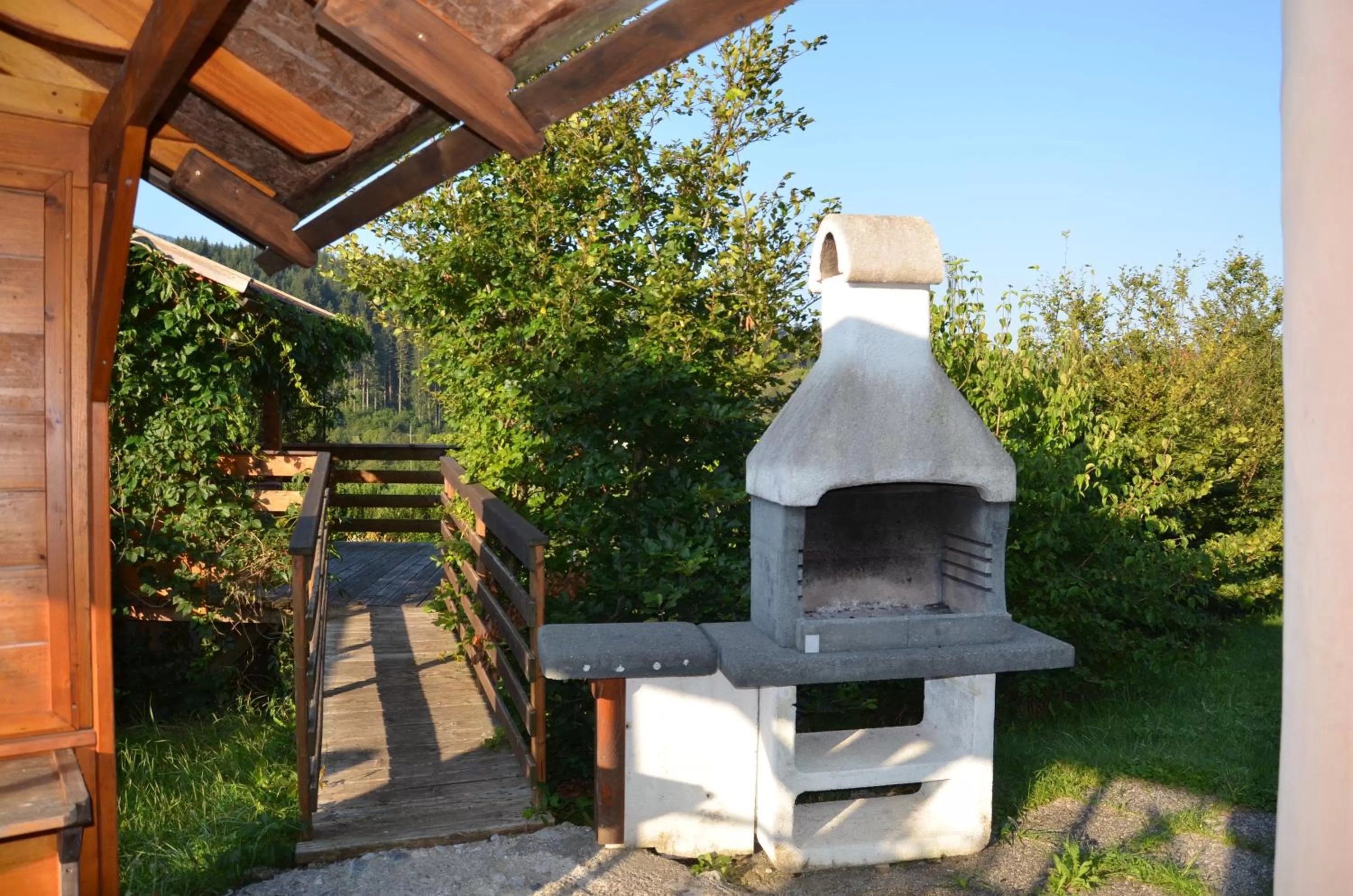 BBQ facilities in Pension zum Schreiner