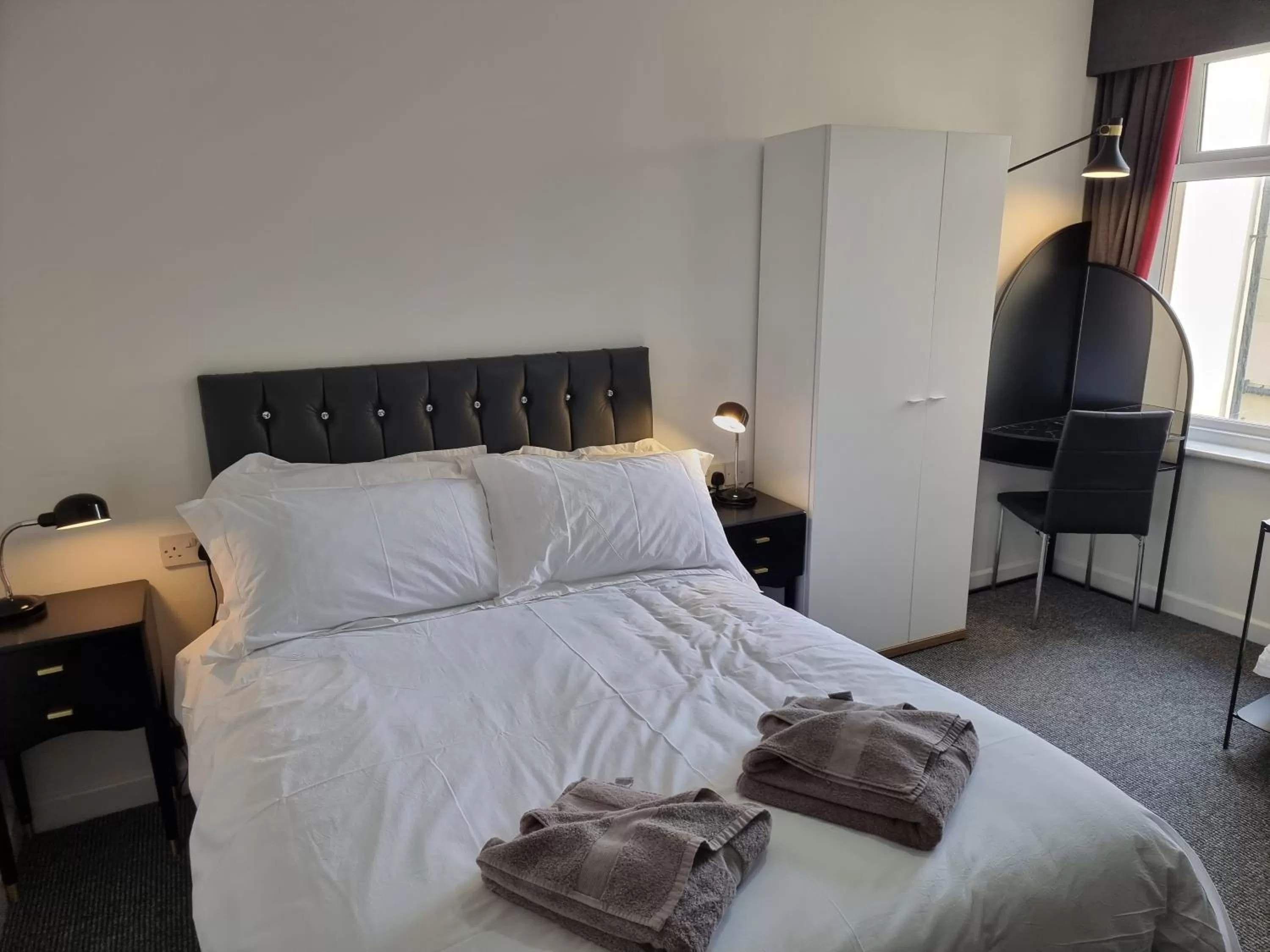 Bed in Langley House Hotel