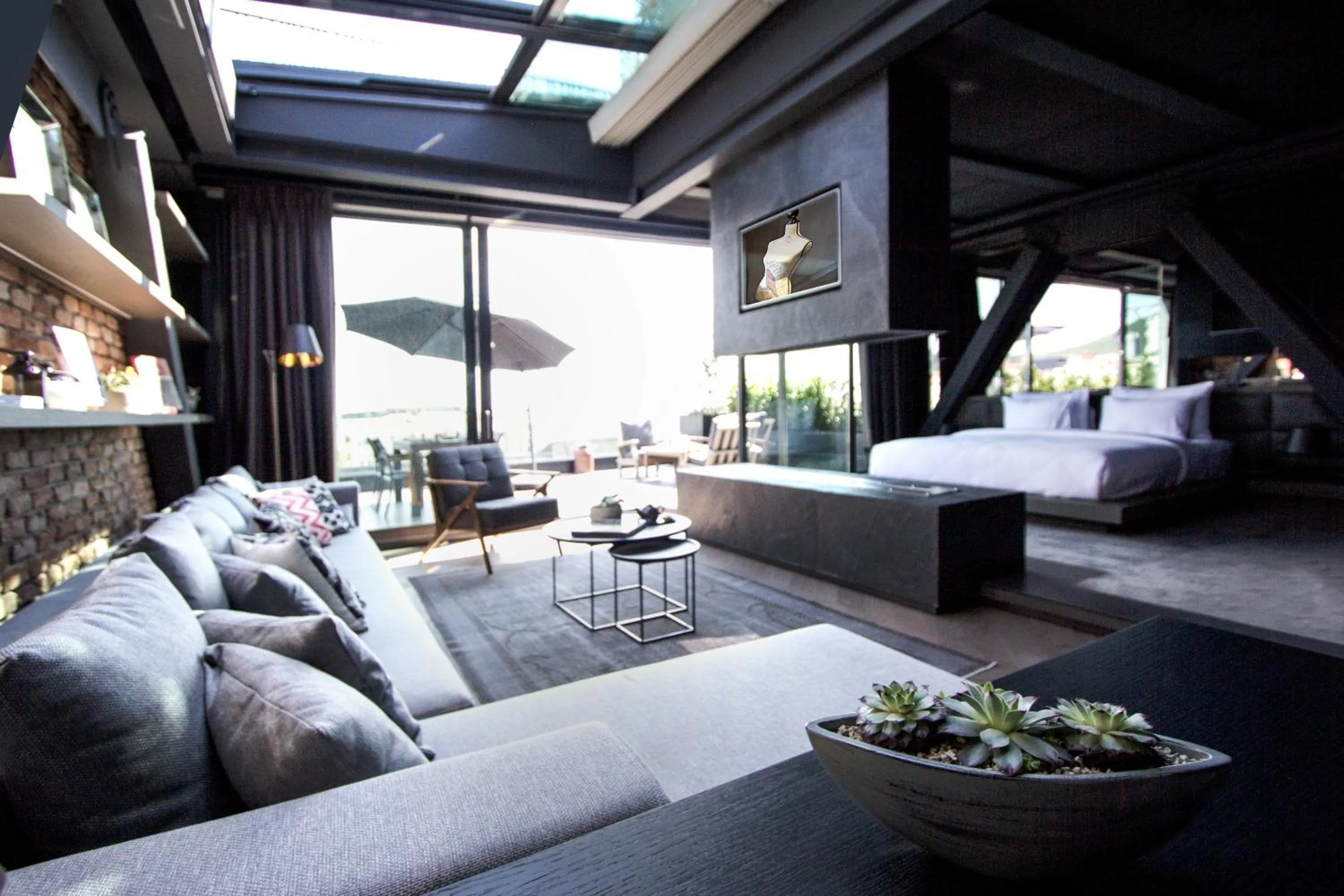 BBQ facilities, Bed in Cityloft 81