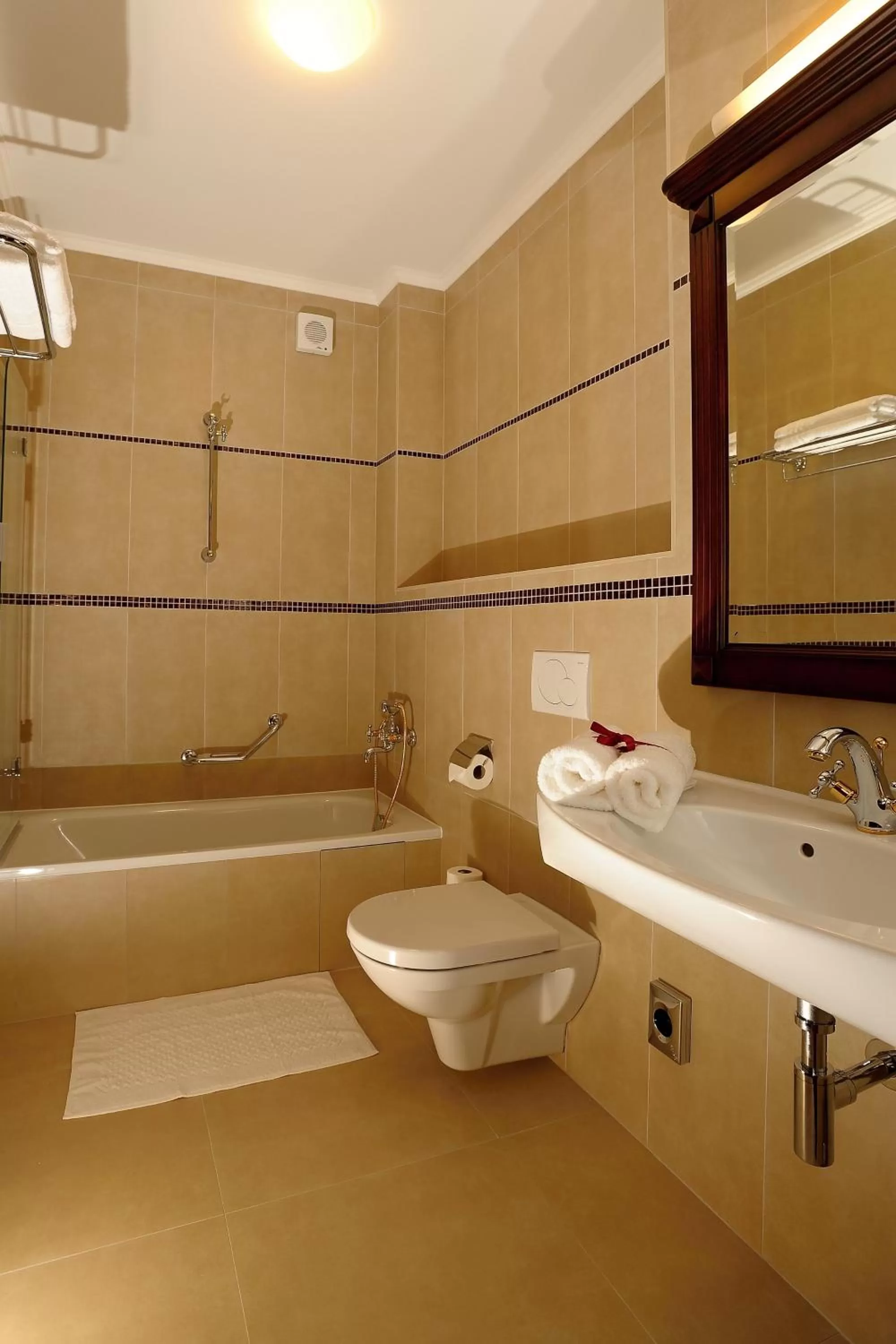 Bathroom in Hotel U Krále