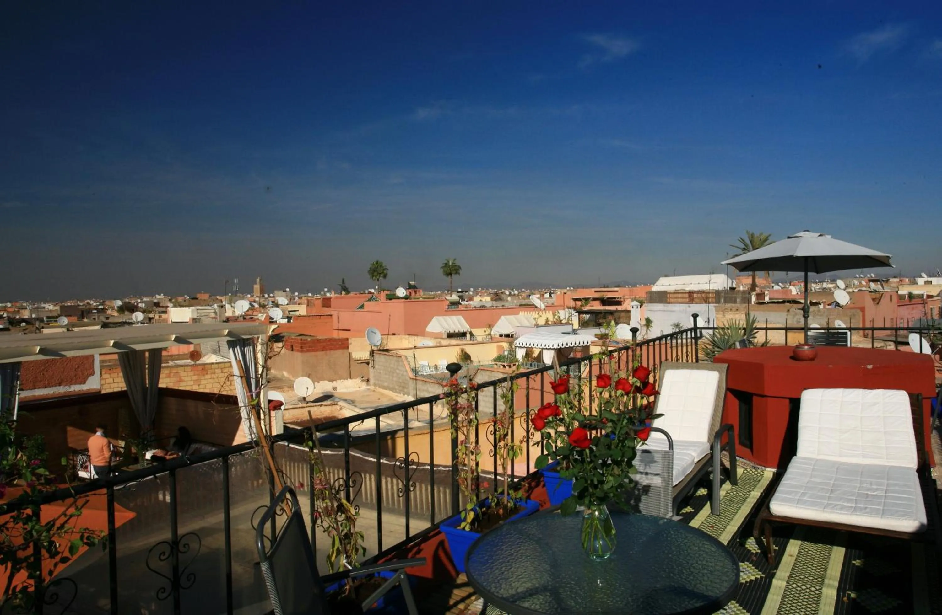 Solarium in Riad 58 Blu