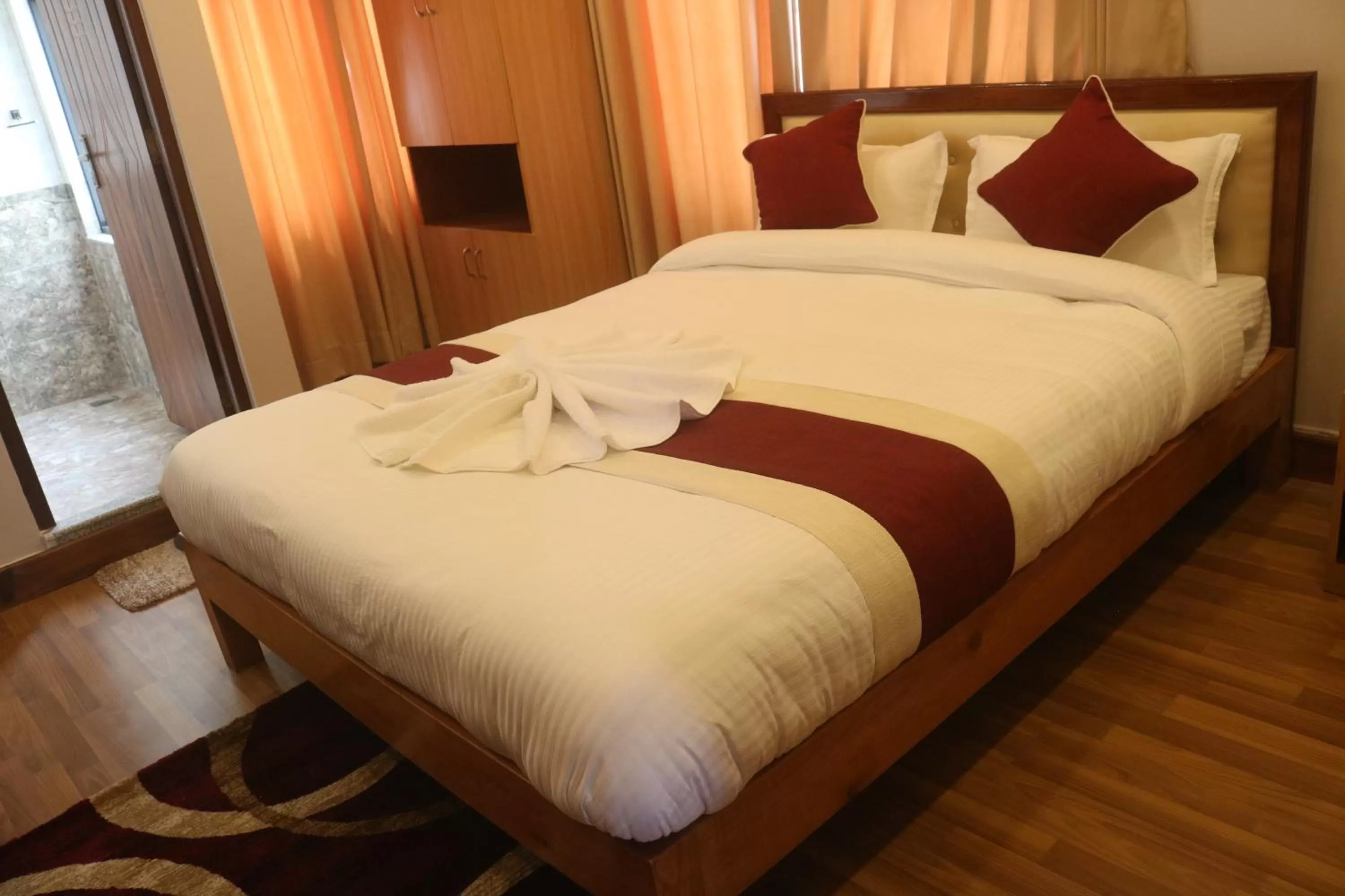 Bedroom, Bed in Hotel Family Ties Pvt. Ltd.