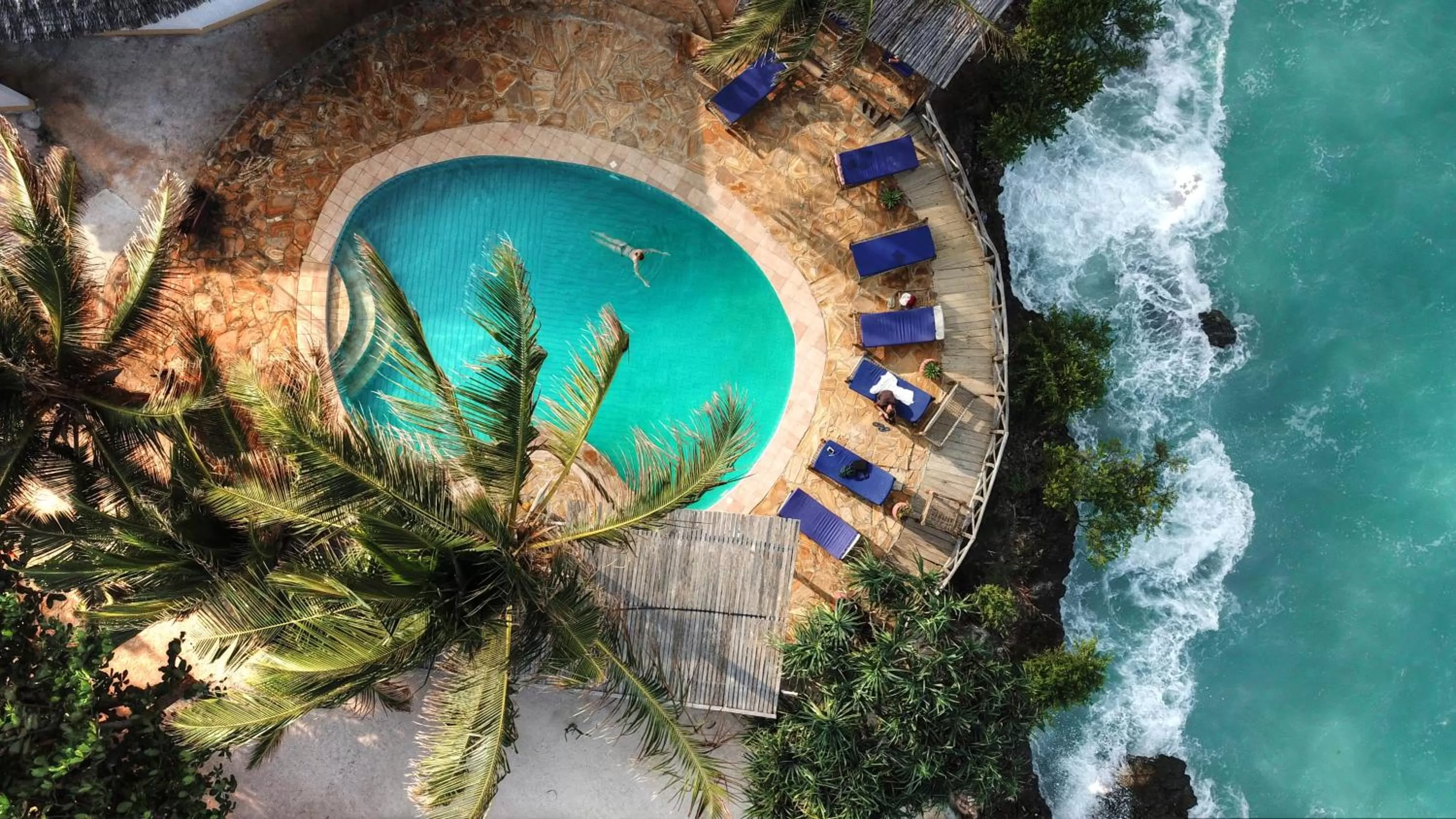 Bird's eye view in Tanzanite Beach Resort