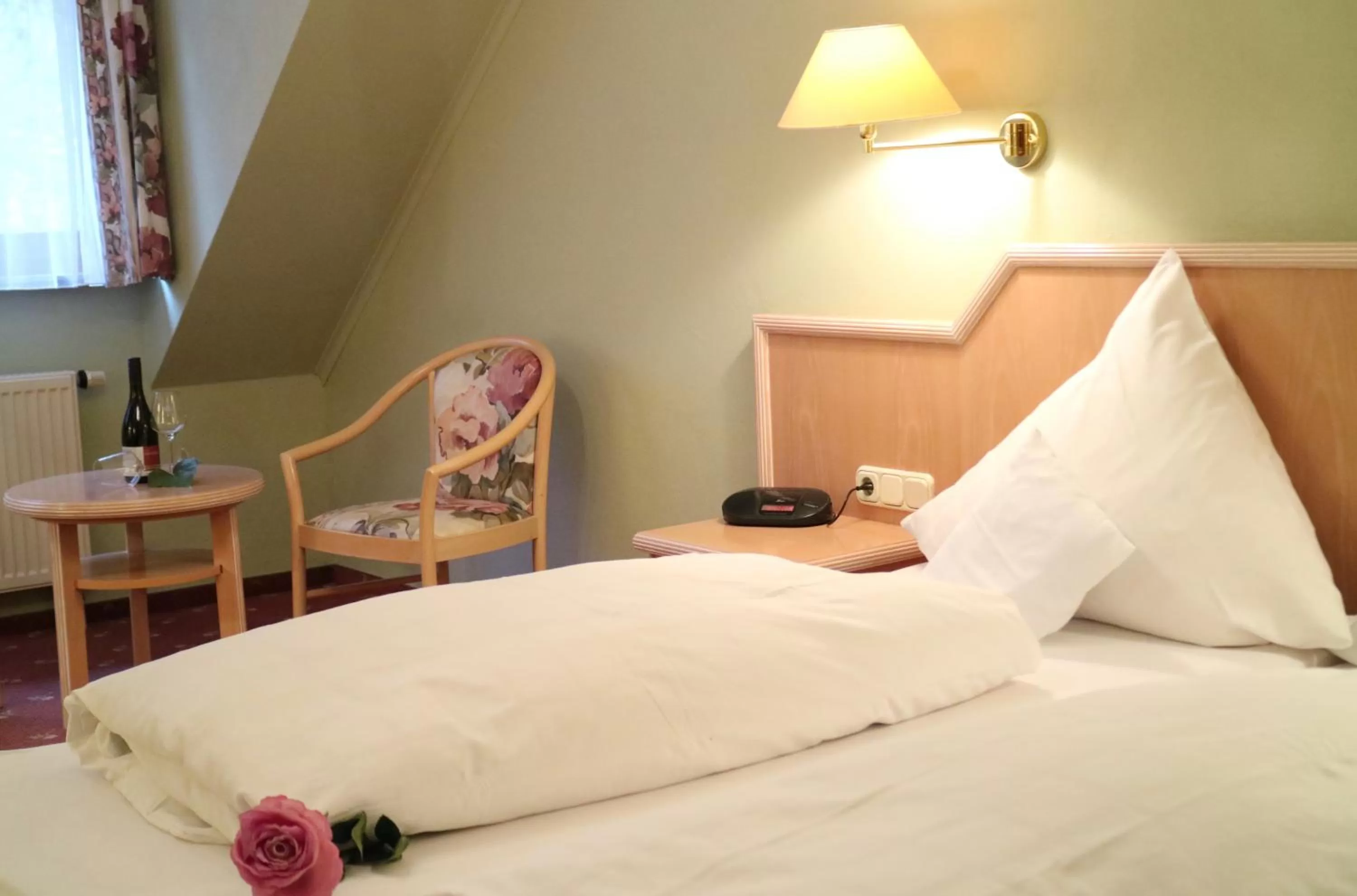 Bed in Hotel Restaurant Paradeismühle