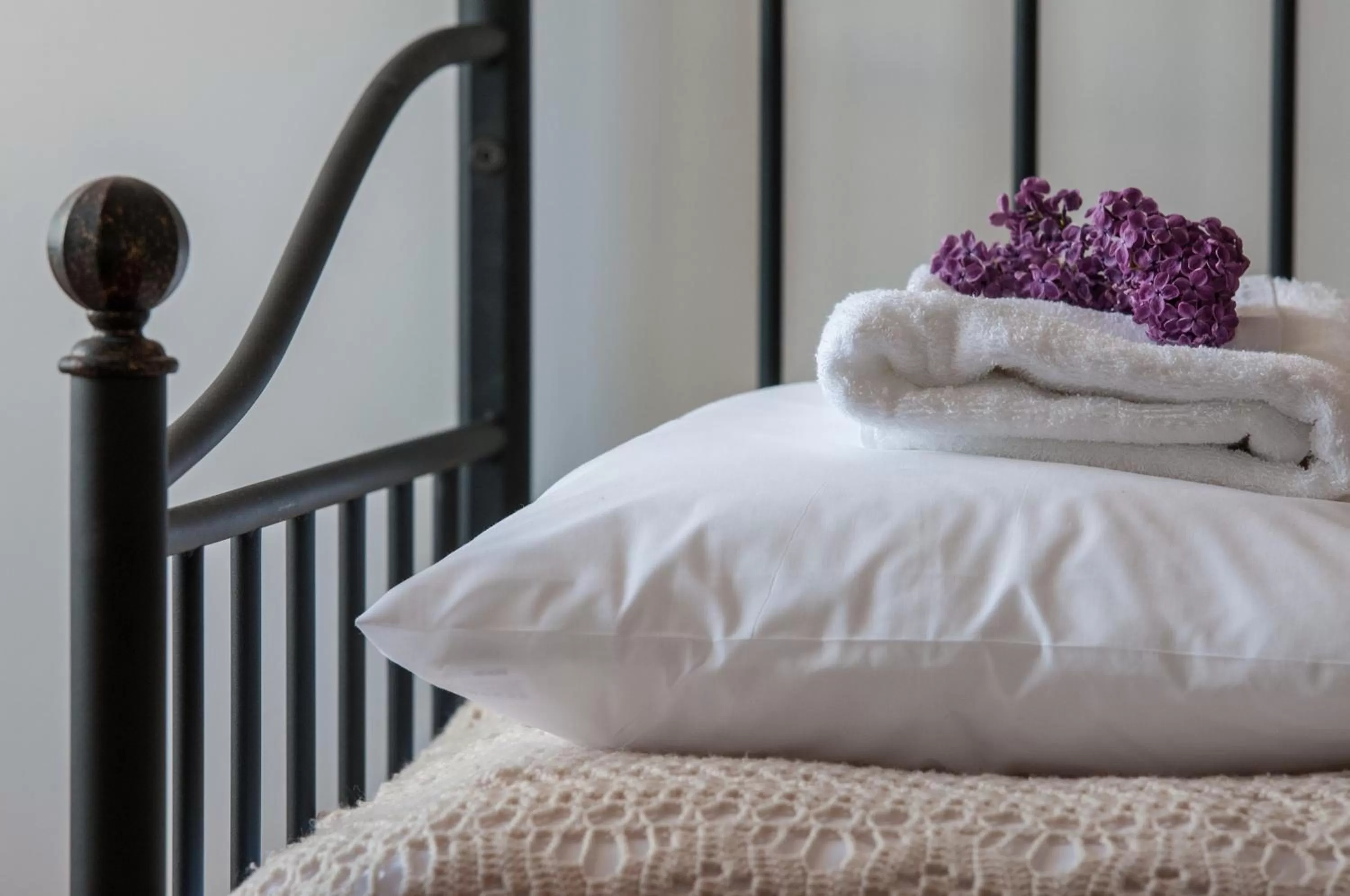 Decorative detail, Bed in Roberta Hercberga Apartamenti