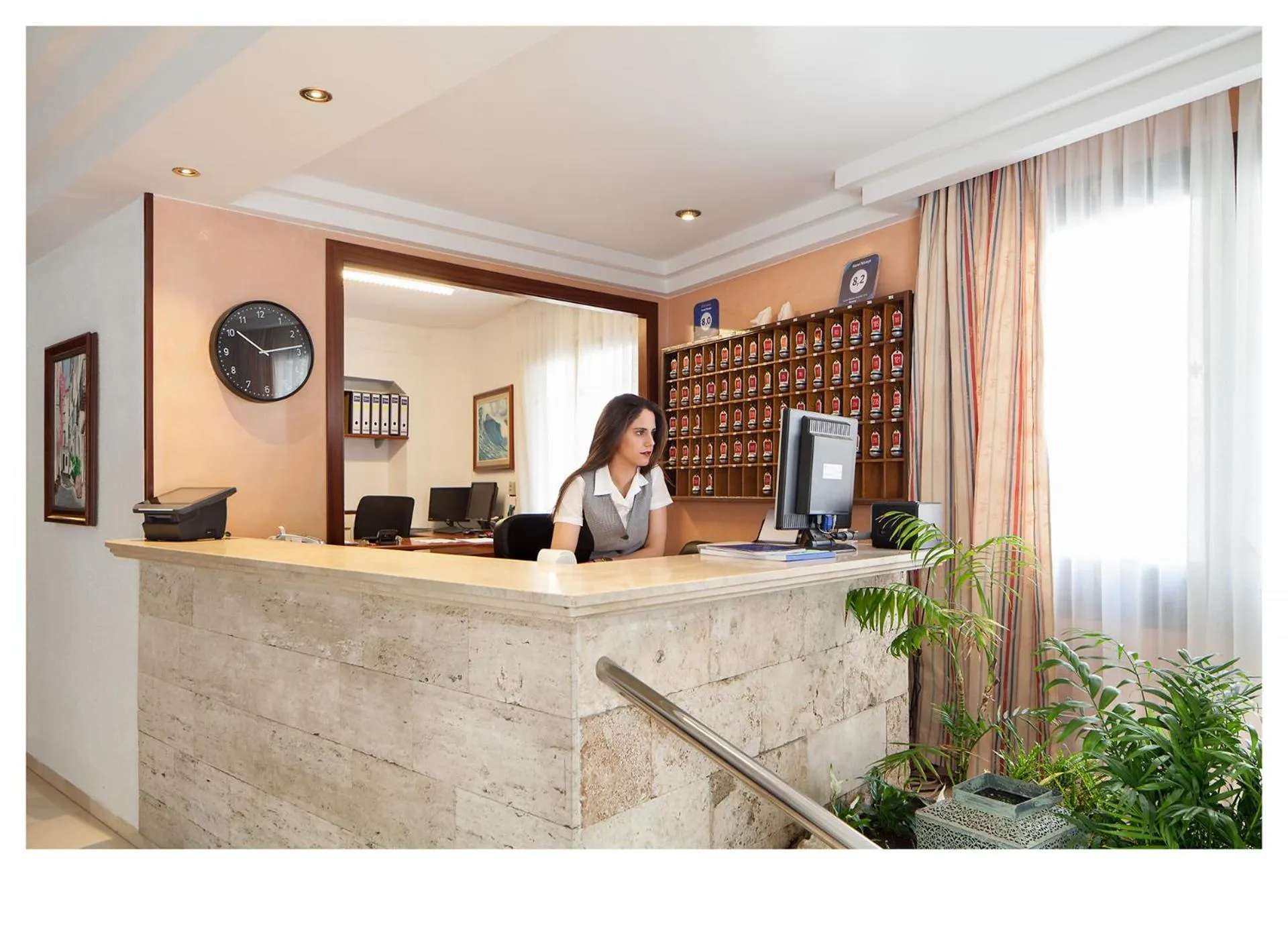 Lobby or reception in Hotel Ninays