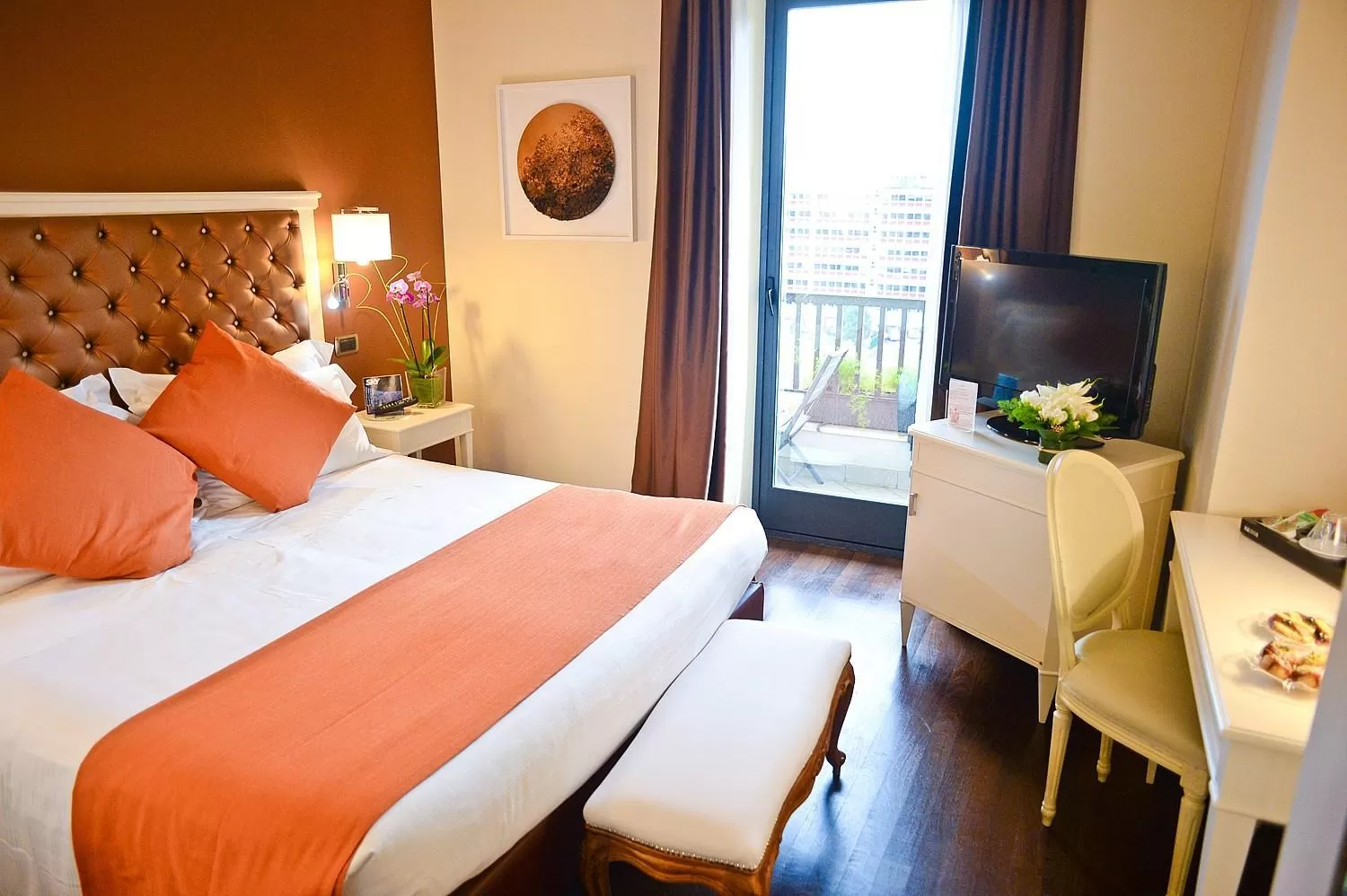 Photo of the whole room, Bed in Trilussa Palace Hotel Congress & Spa