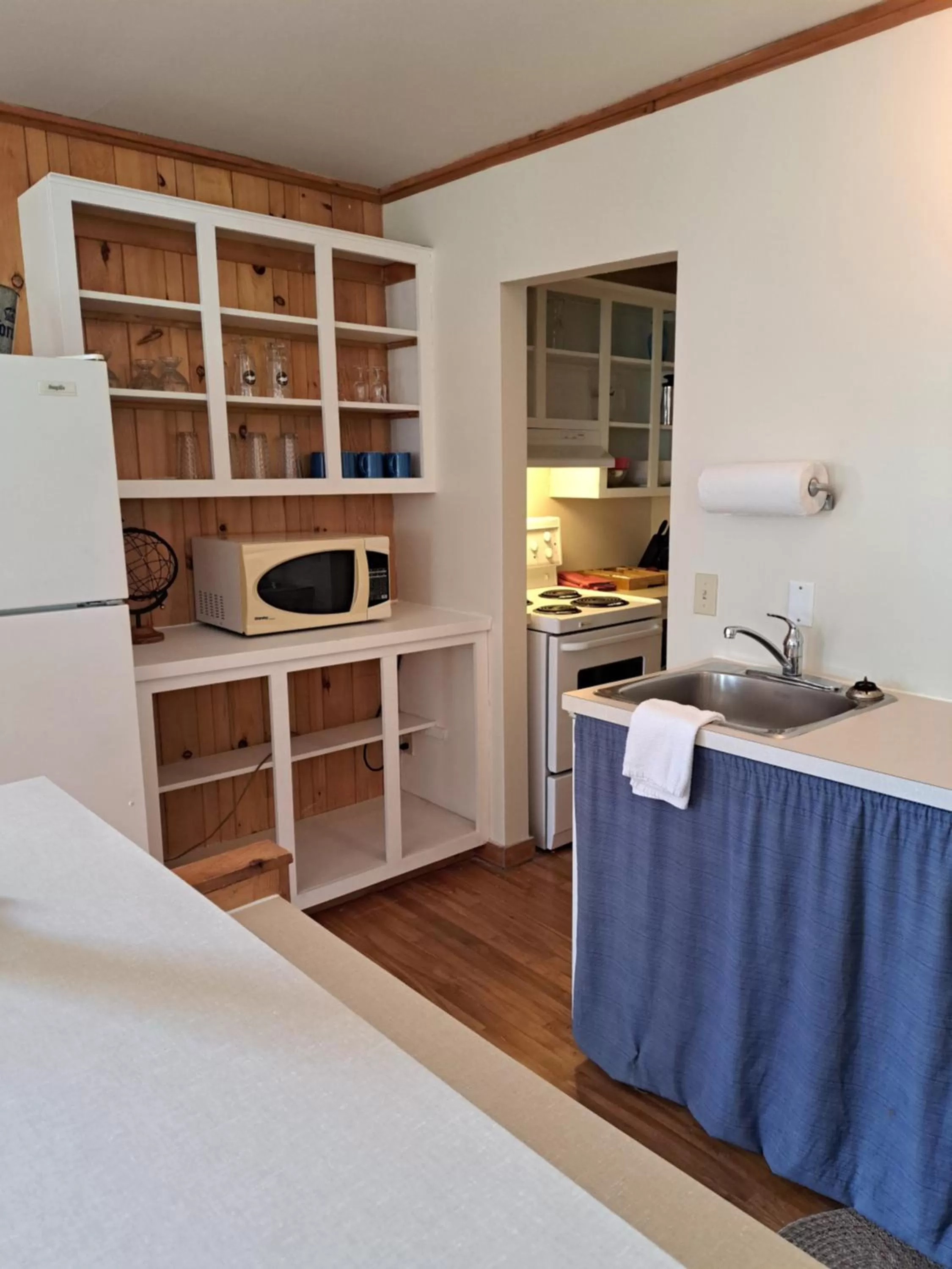 Kitchen/Kitchenette in Auberge et Chalets sur le Lac