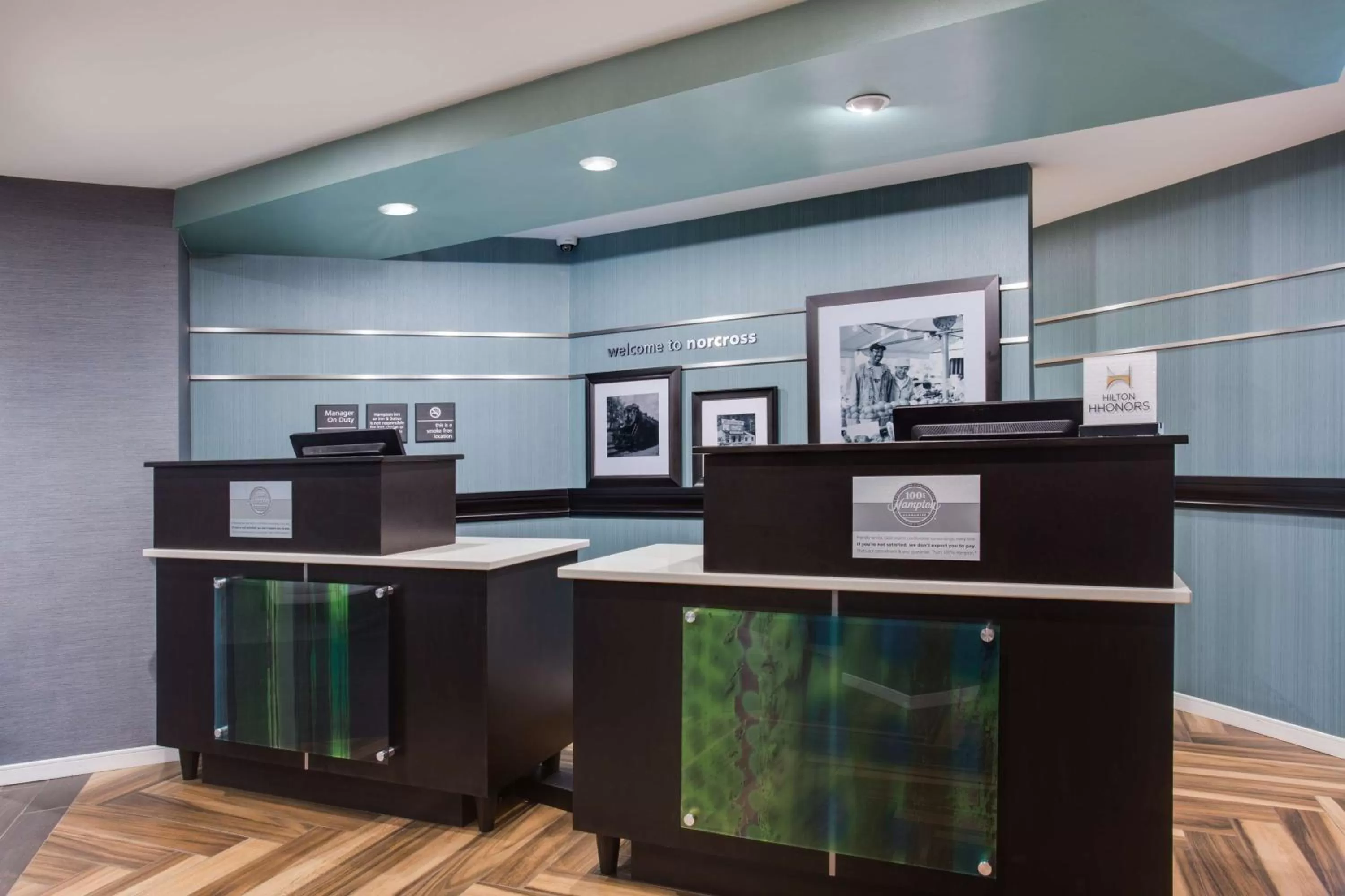 Lobby or reception in Hampton Inn Norcross