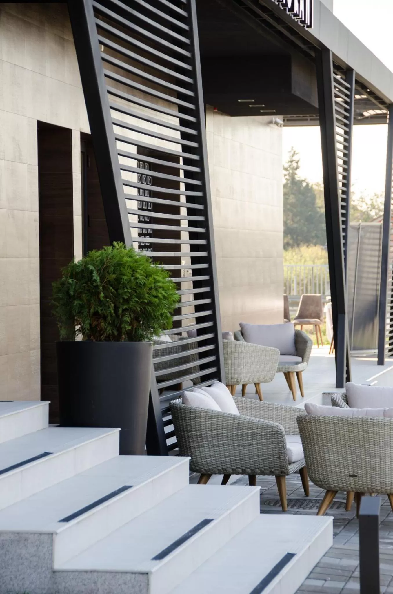 Patio in Hotel Ideo Lux