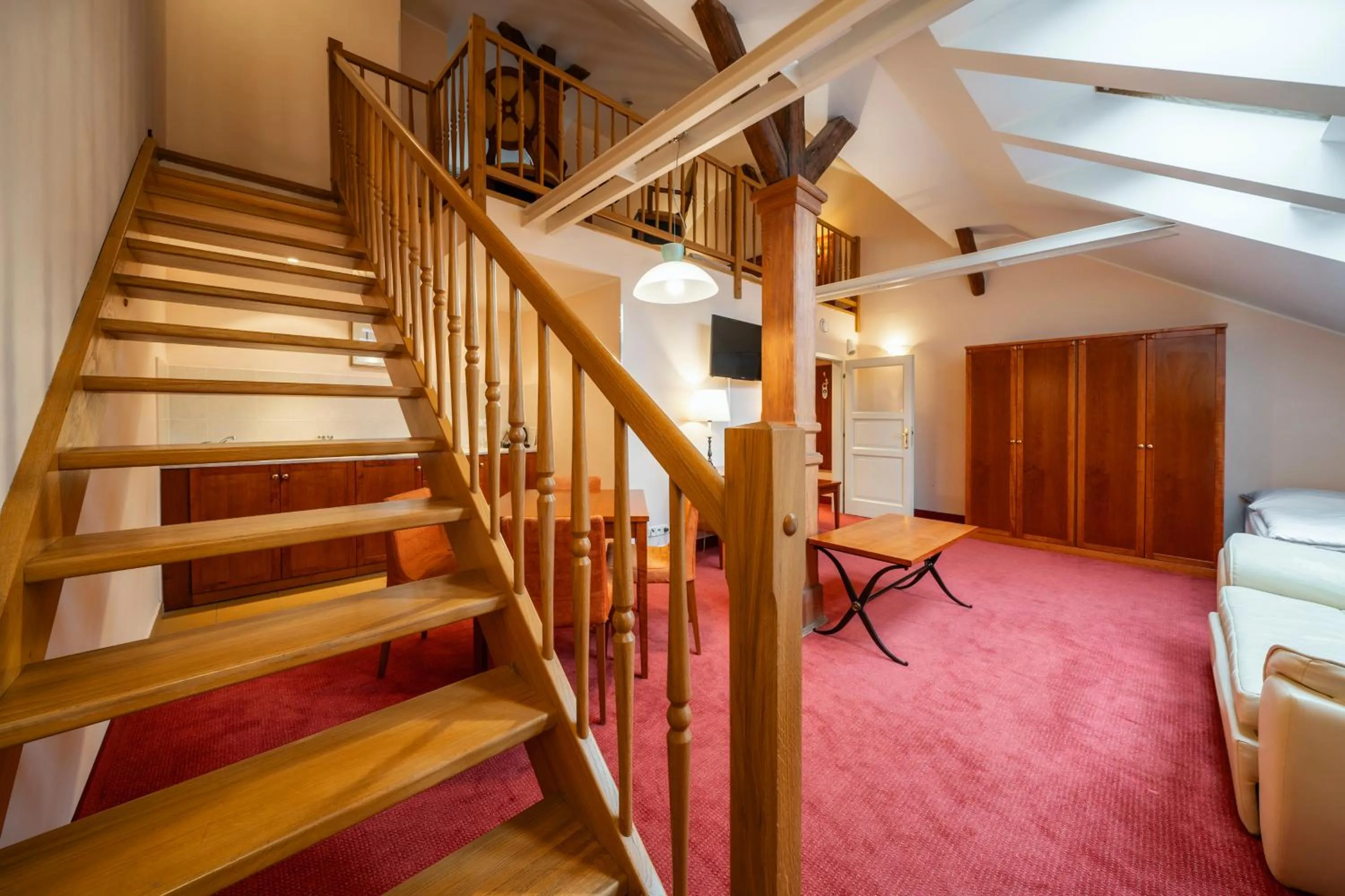 Living room in Hotel Raffaello Prague