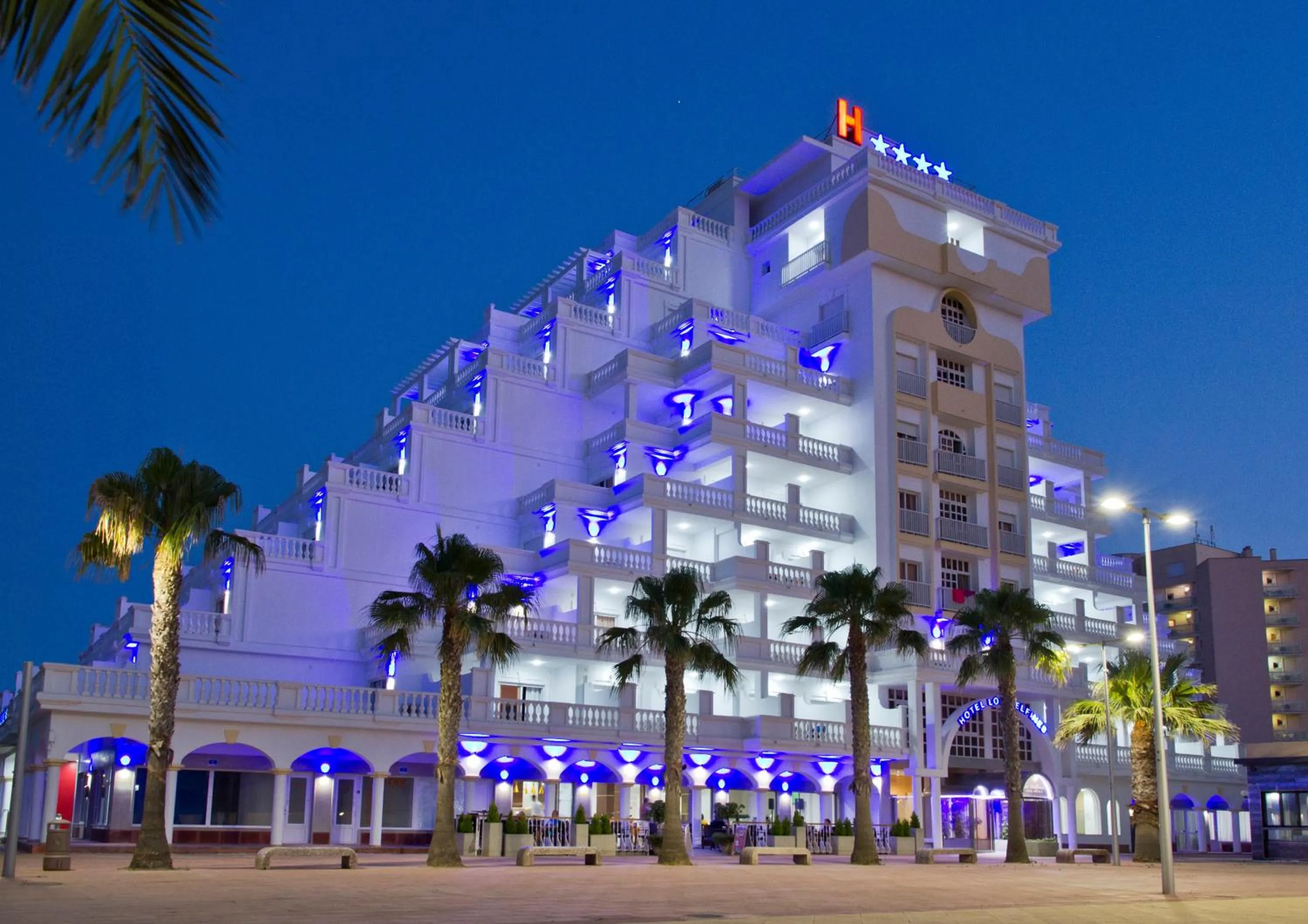 Property building in Hotel Los Delfines