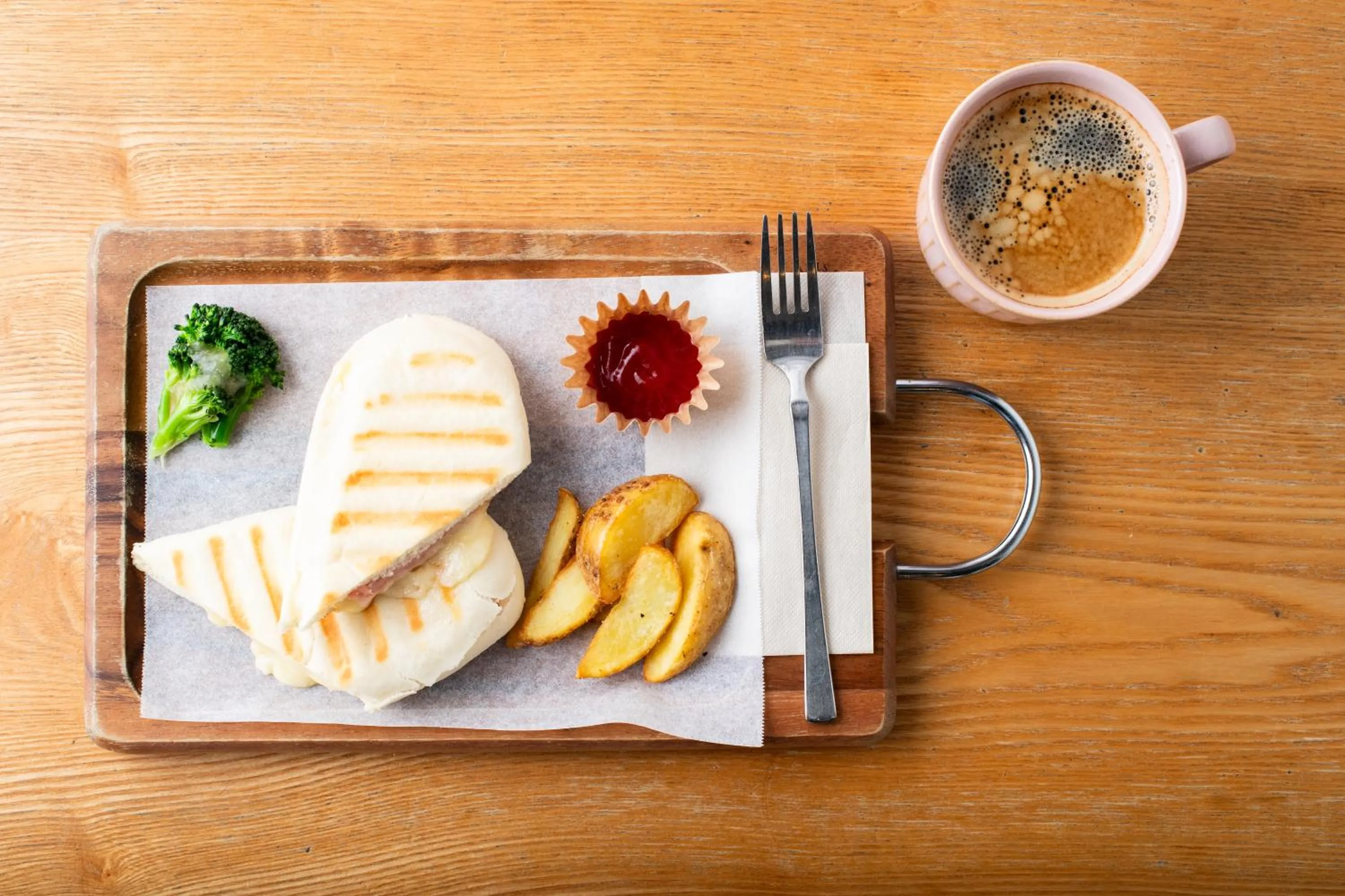 Breakfast in Imano Tokyo Hostel
