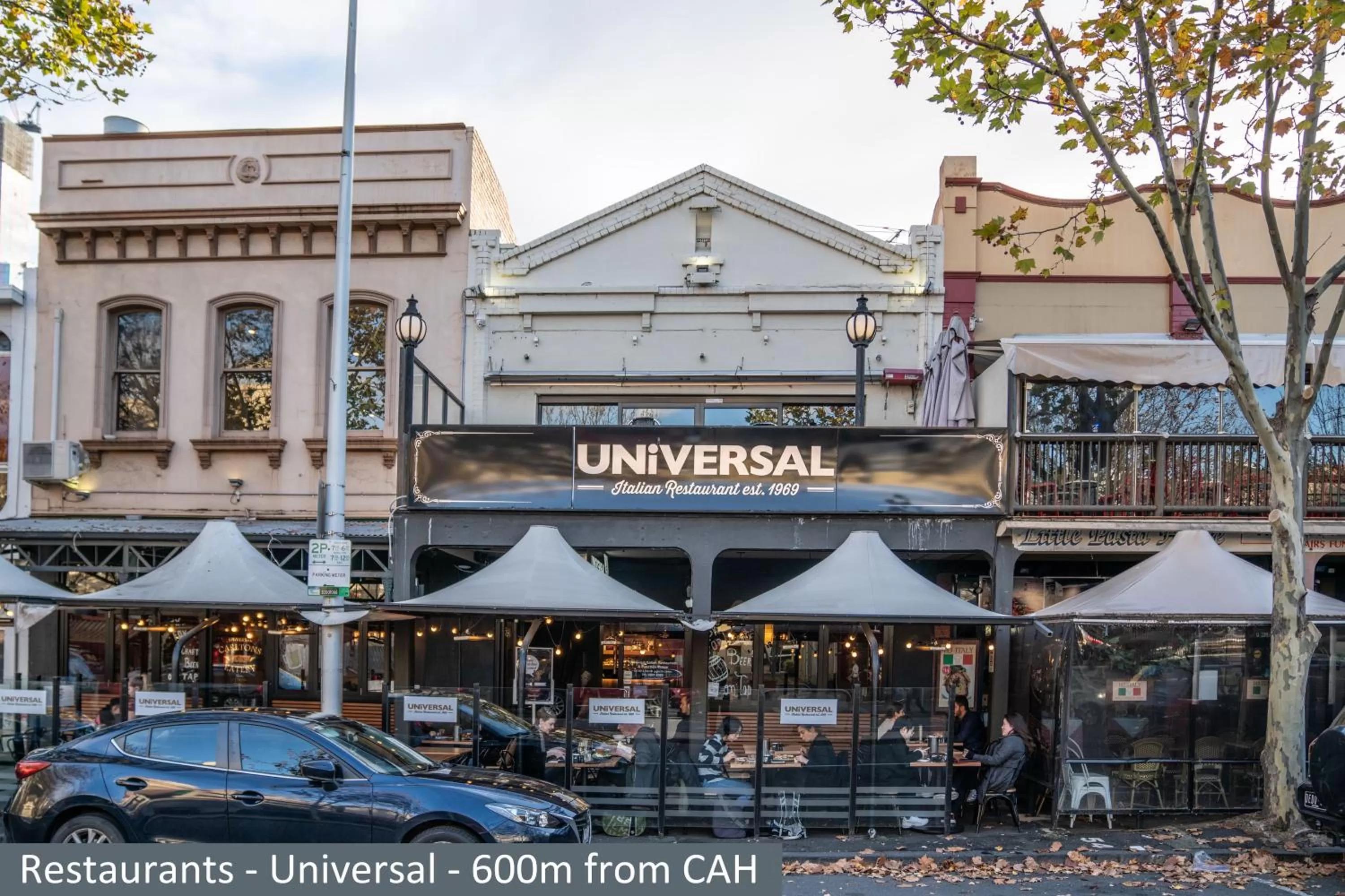 Restaurant/places to eat in Clocktower Apartment Hotel