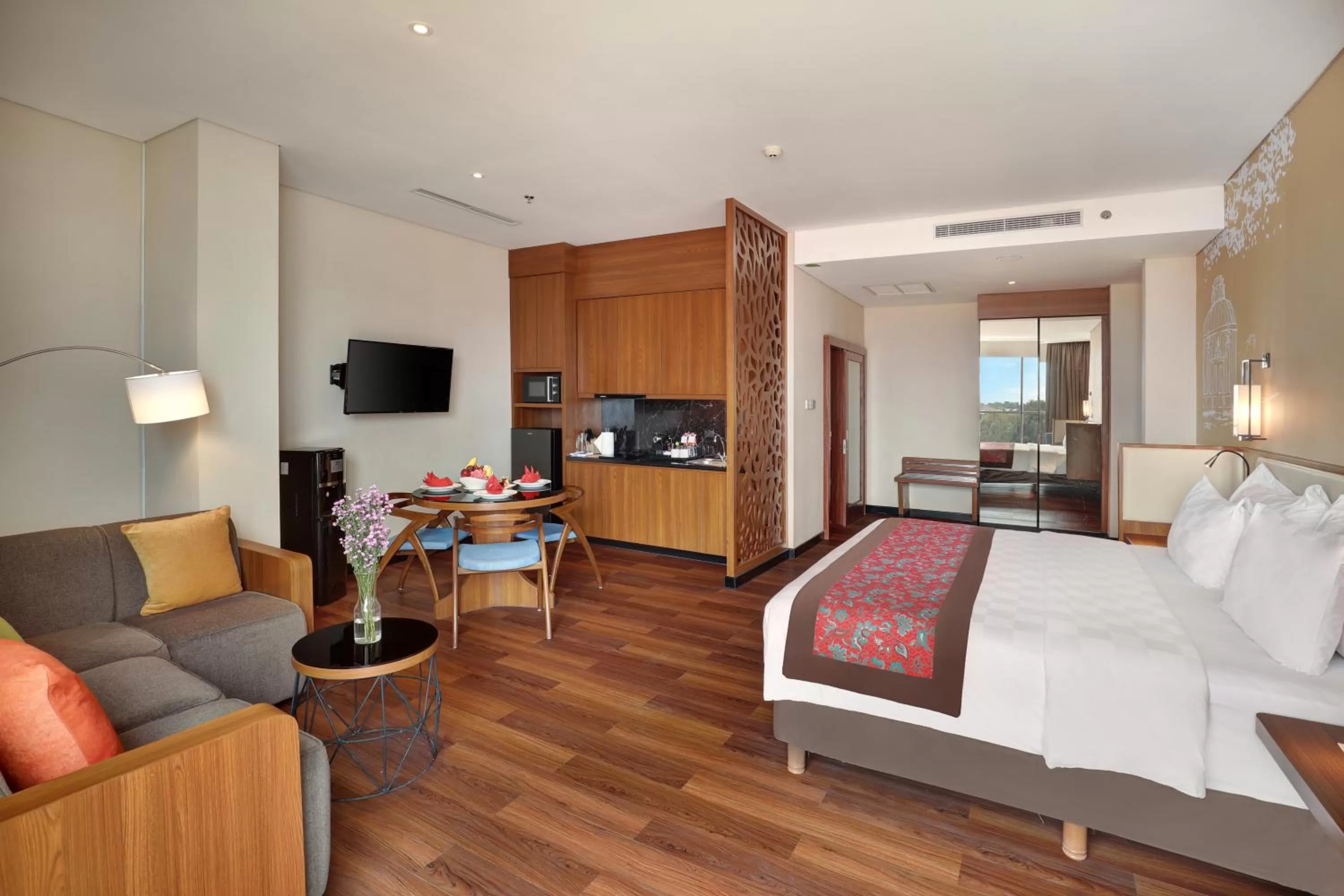 Bed in Swiss-Belhotel Airport Jakarta