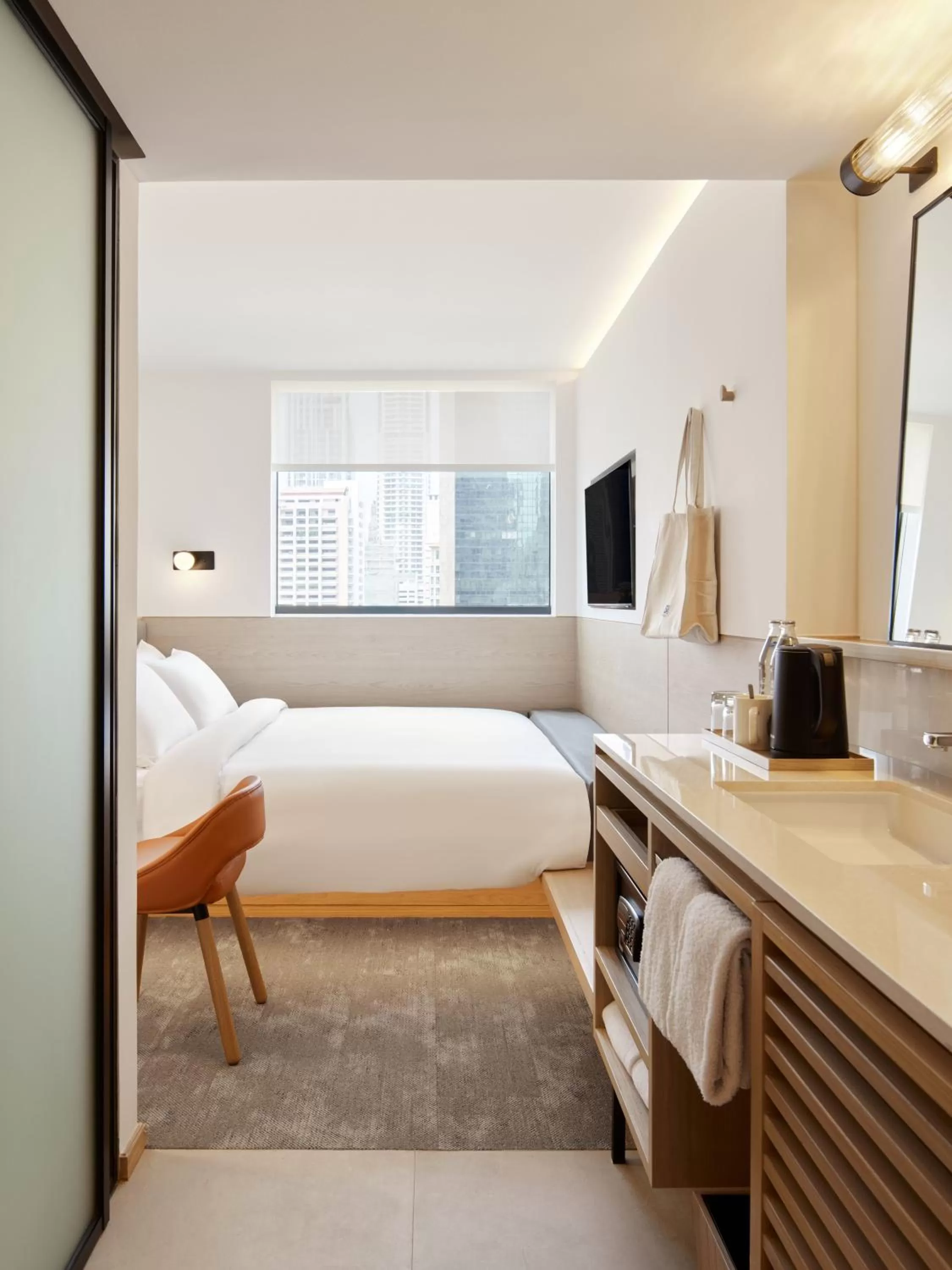 Bed in ASAI Bangkok Sathorn