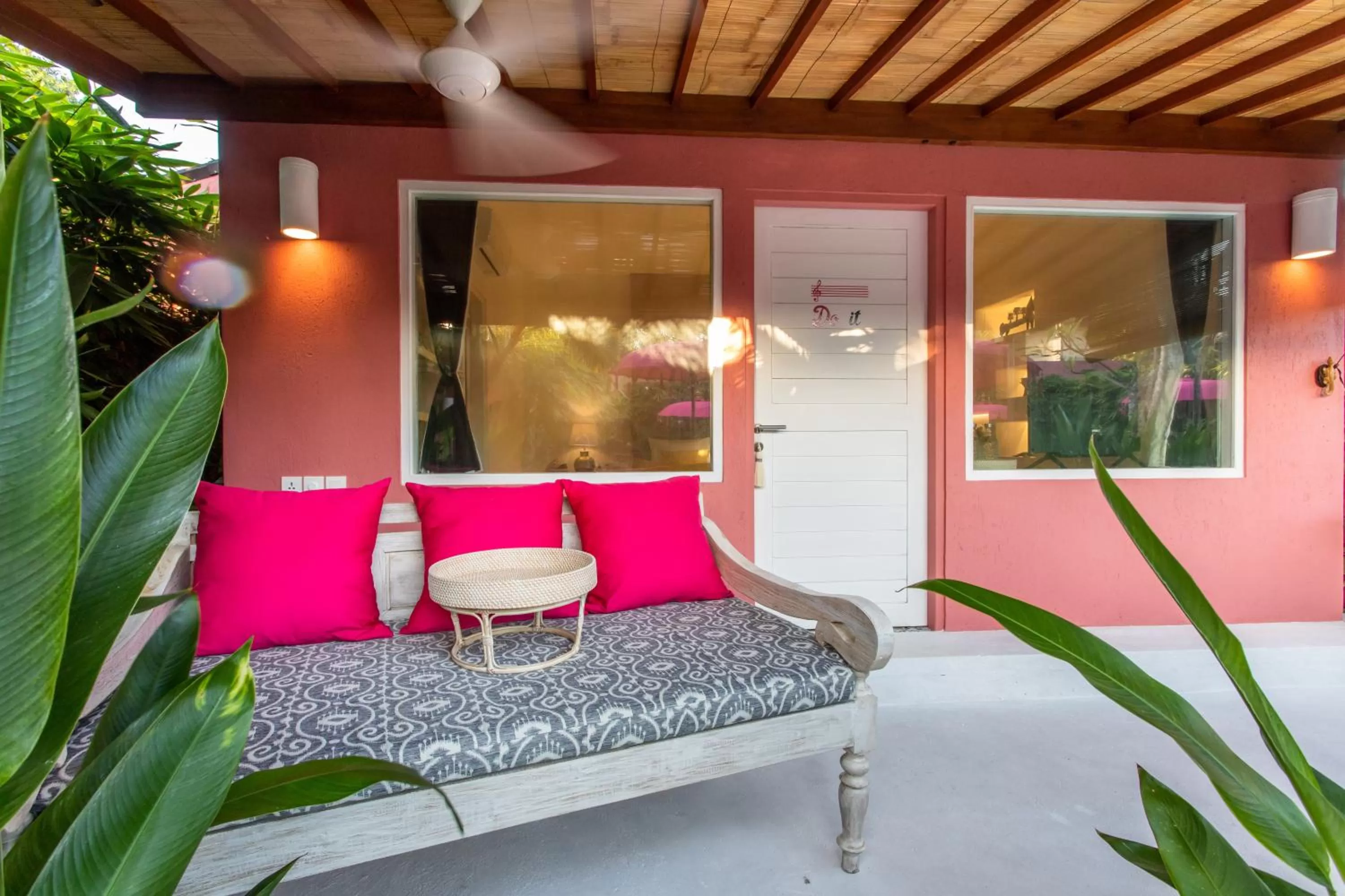 Balcony/Terrace in PinkPrivate Sanur - for Cool Adults Only