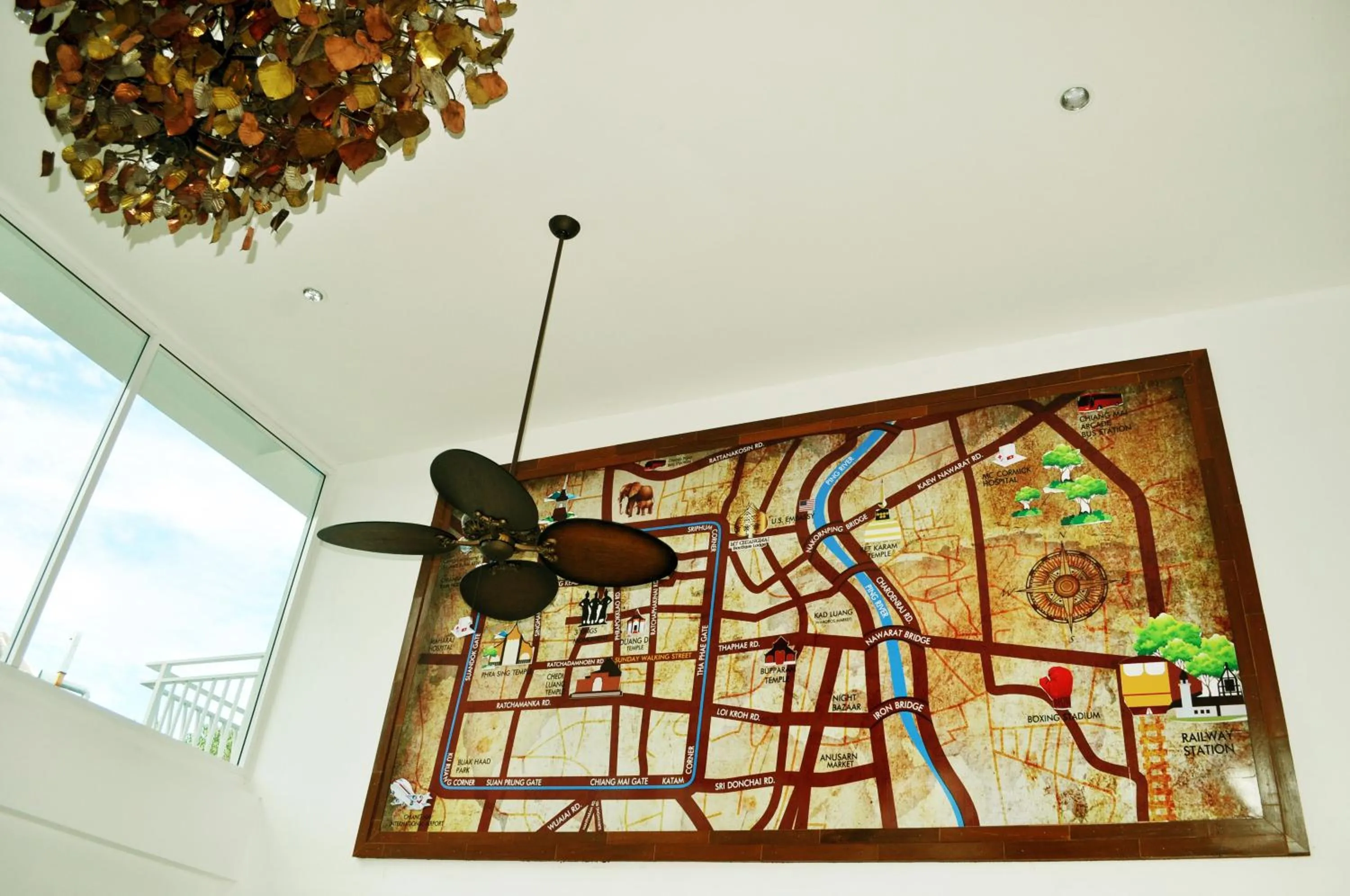 Decorative detail in My Chiangmai Boutique Lodge