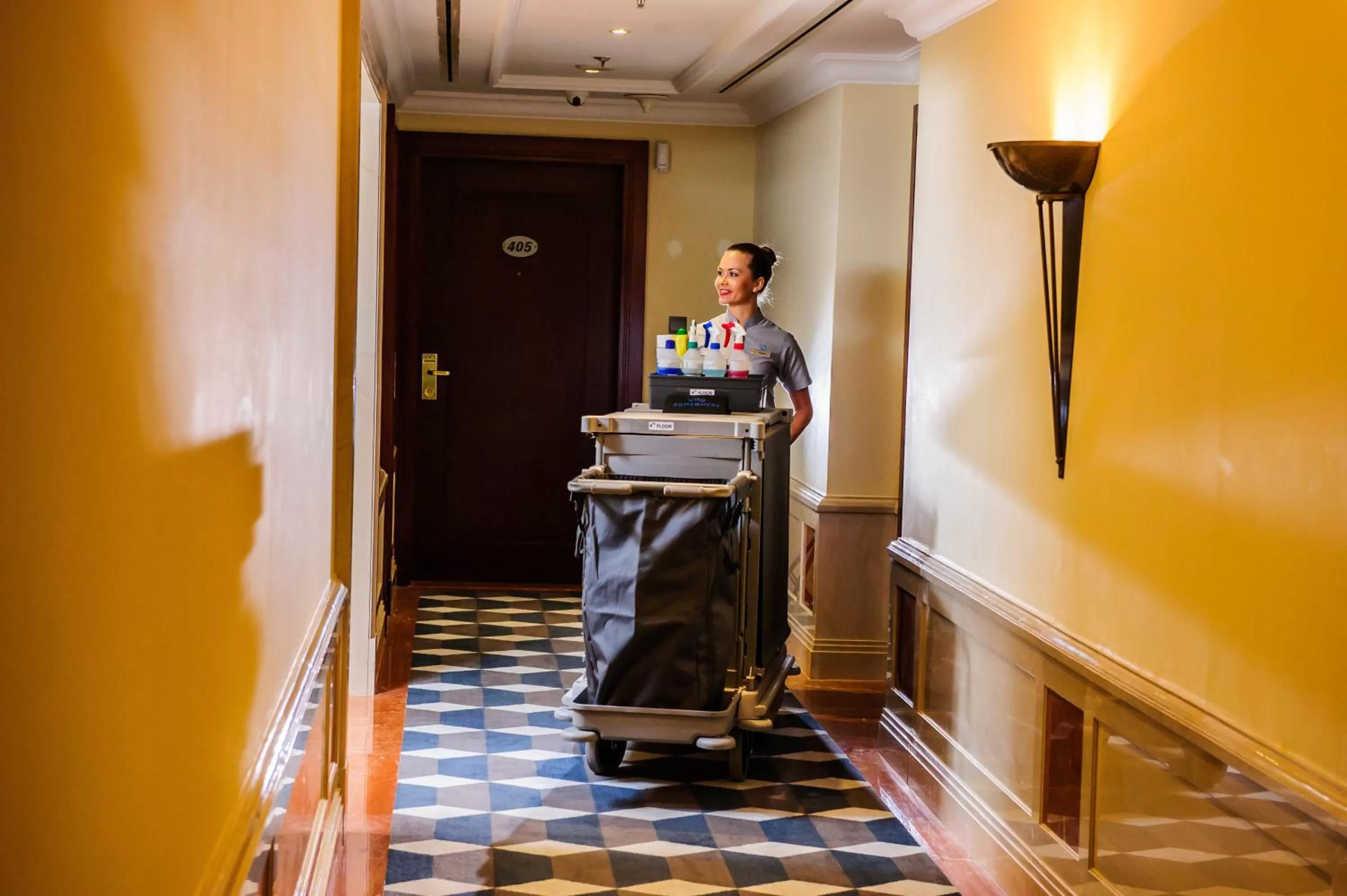 Staff in Somewhere Hotel Apartment