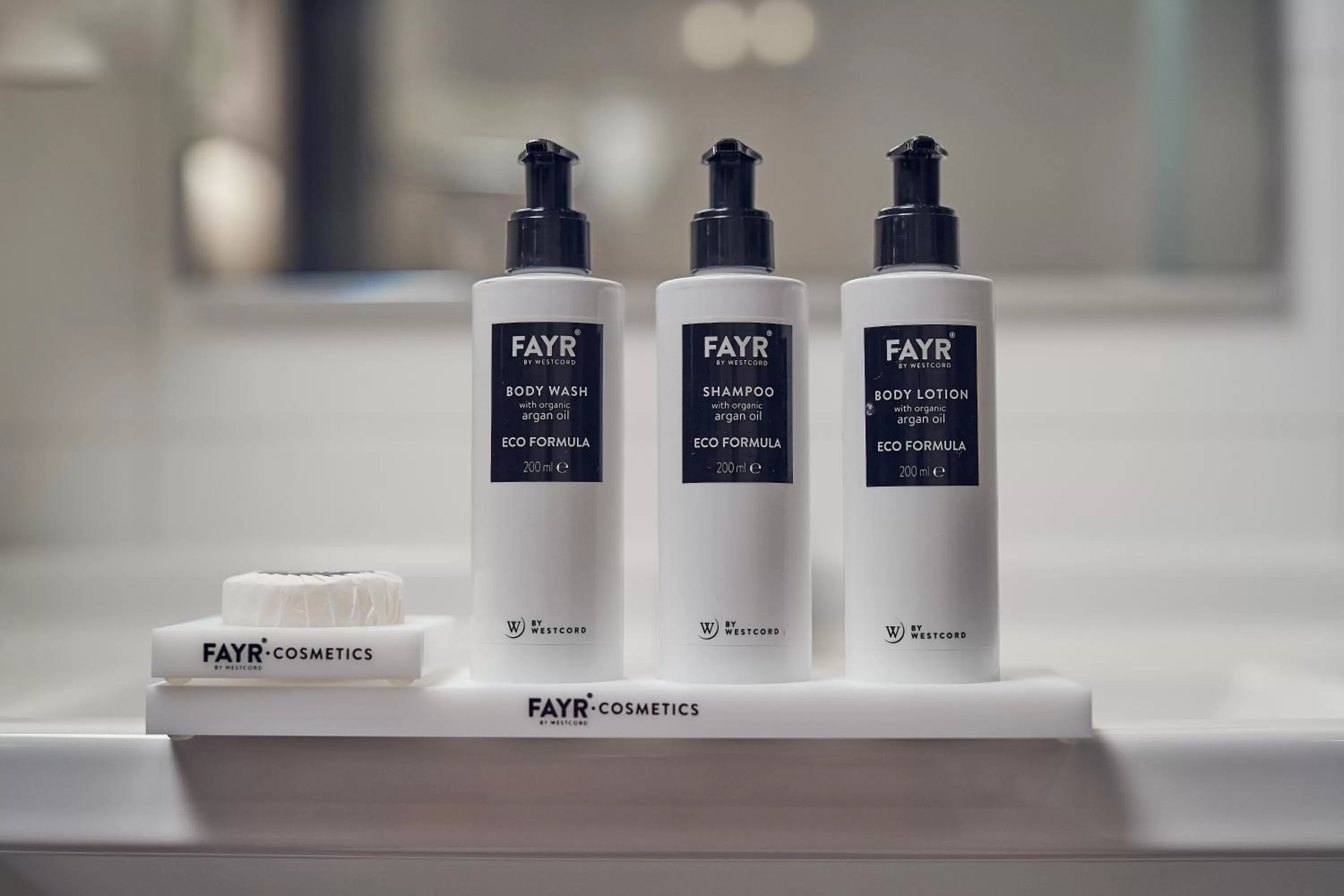 Bathroom in WestCord Fashion Hotel Amsterdam