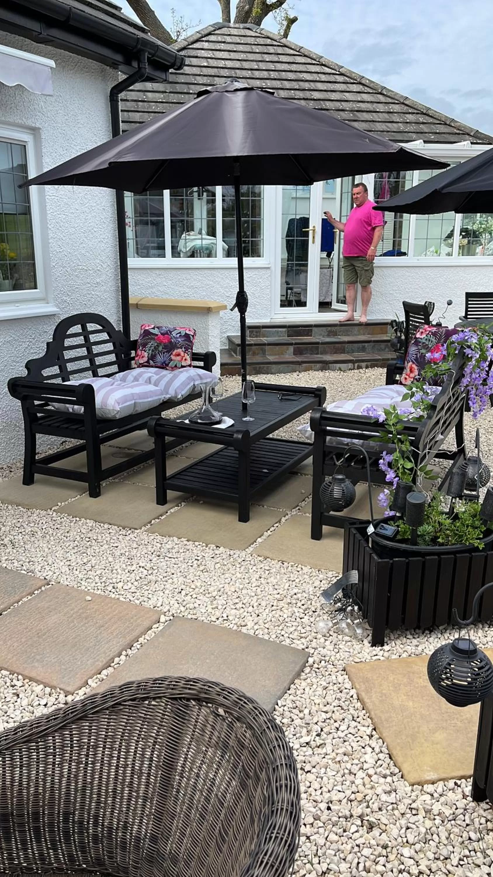 Patio in Retreat at The Knowe Auchincruive Estate