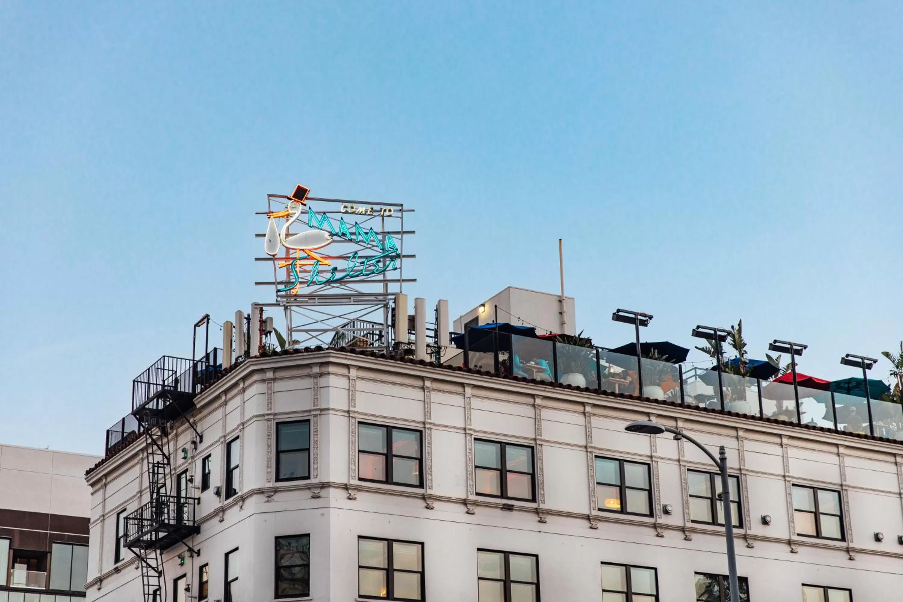 Property building in Mama Shelter Los Angeles