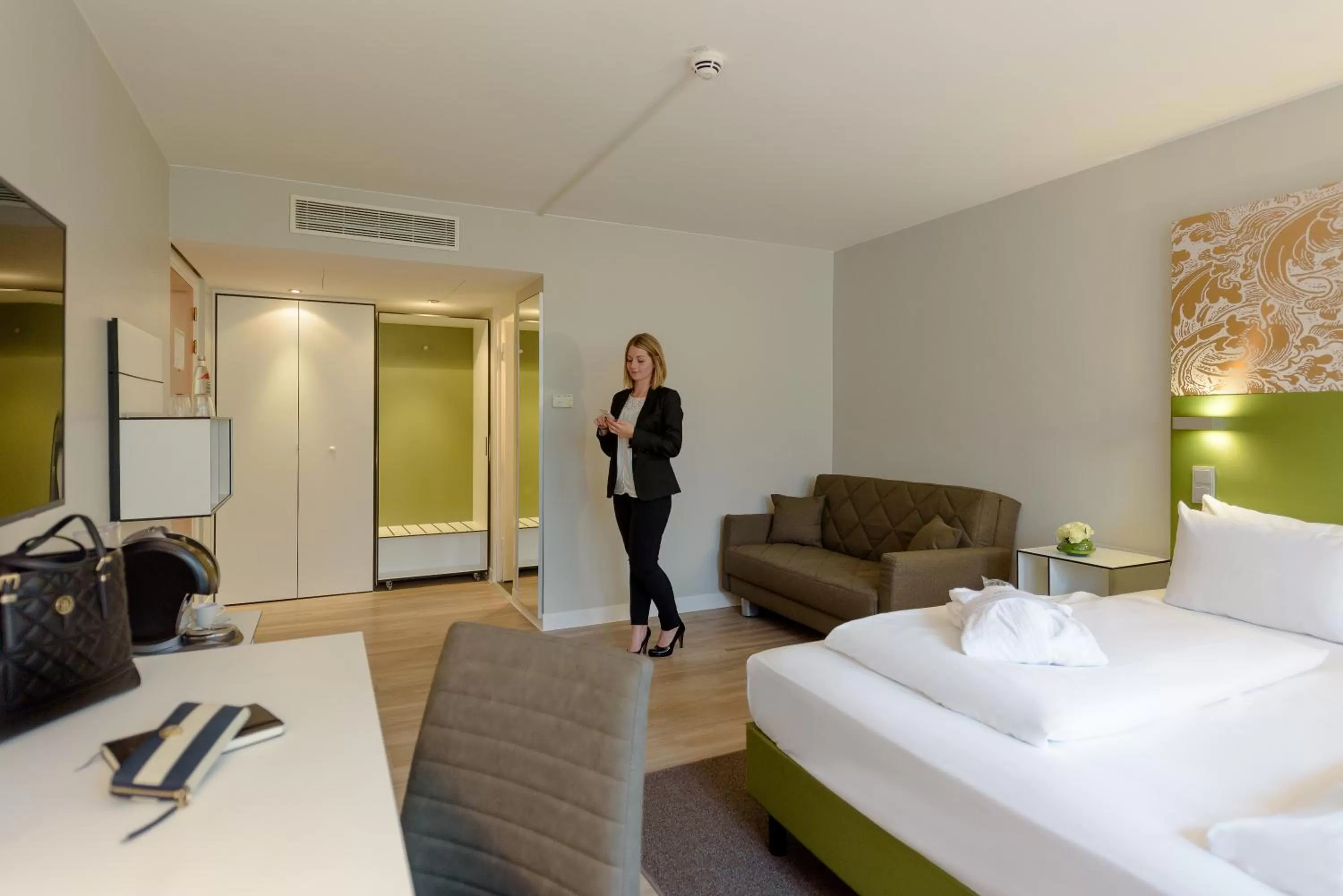 Bed in Congress Hotel Mercure Nürnberg an der Messe