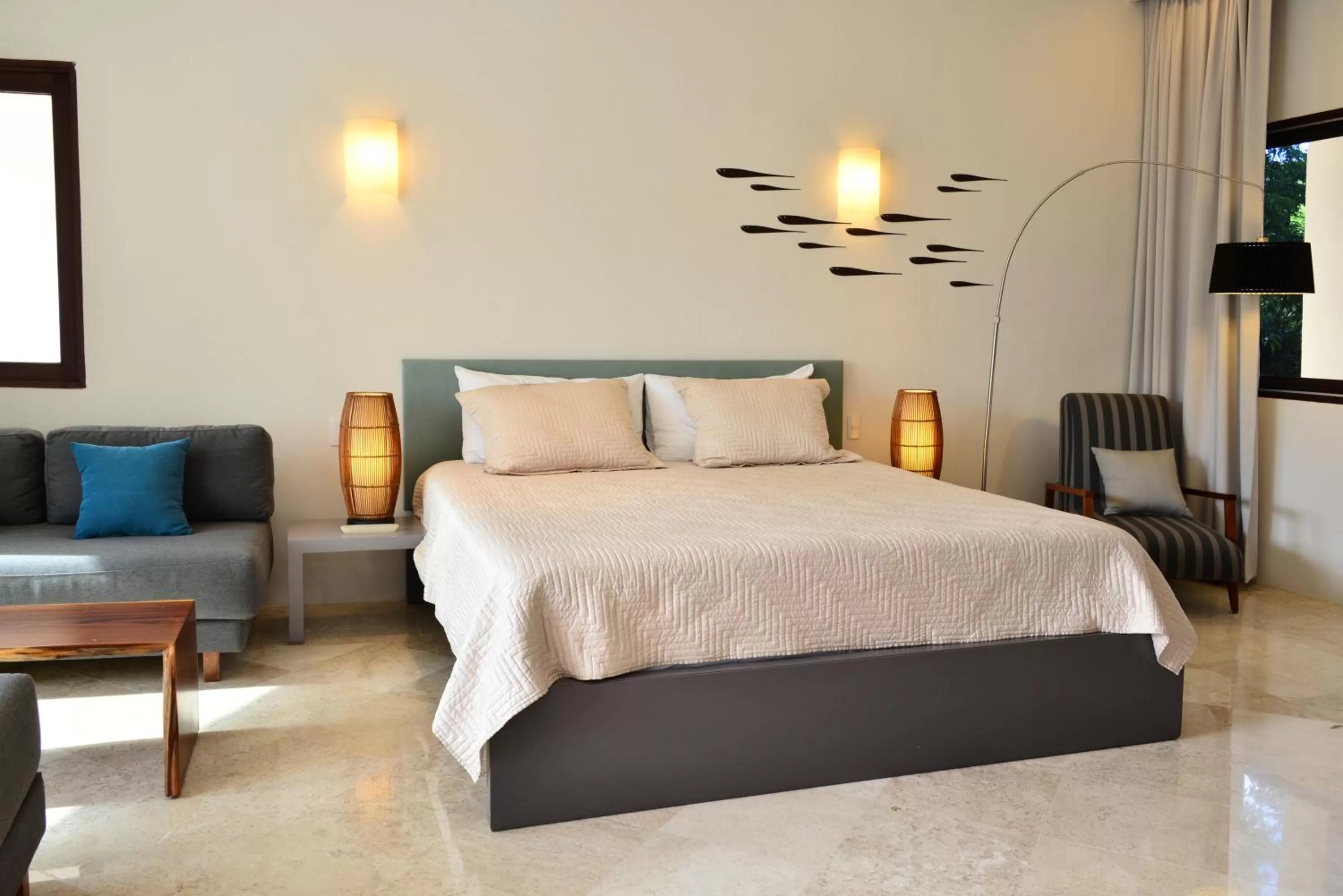 Bedroom in Intima Resort Tulum Adults Only (Clothing Optional)