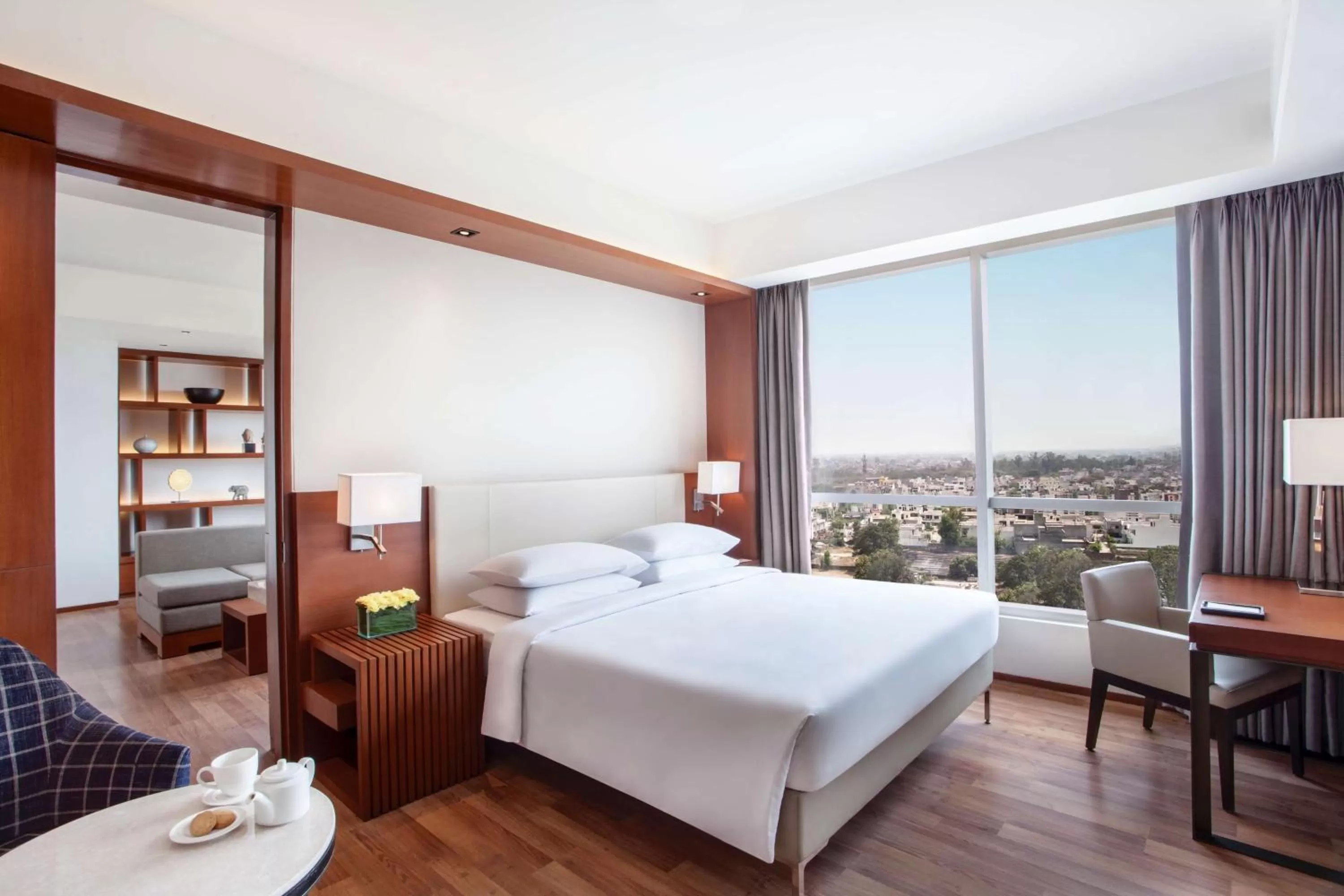 Photo of the whole room, Bed in Hyatt Regency Amritsar Hotel & Spa