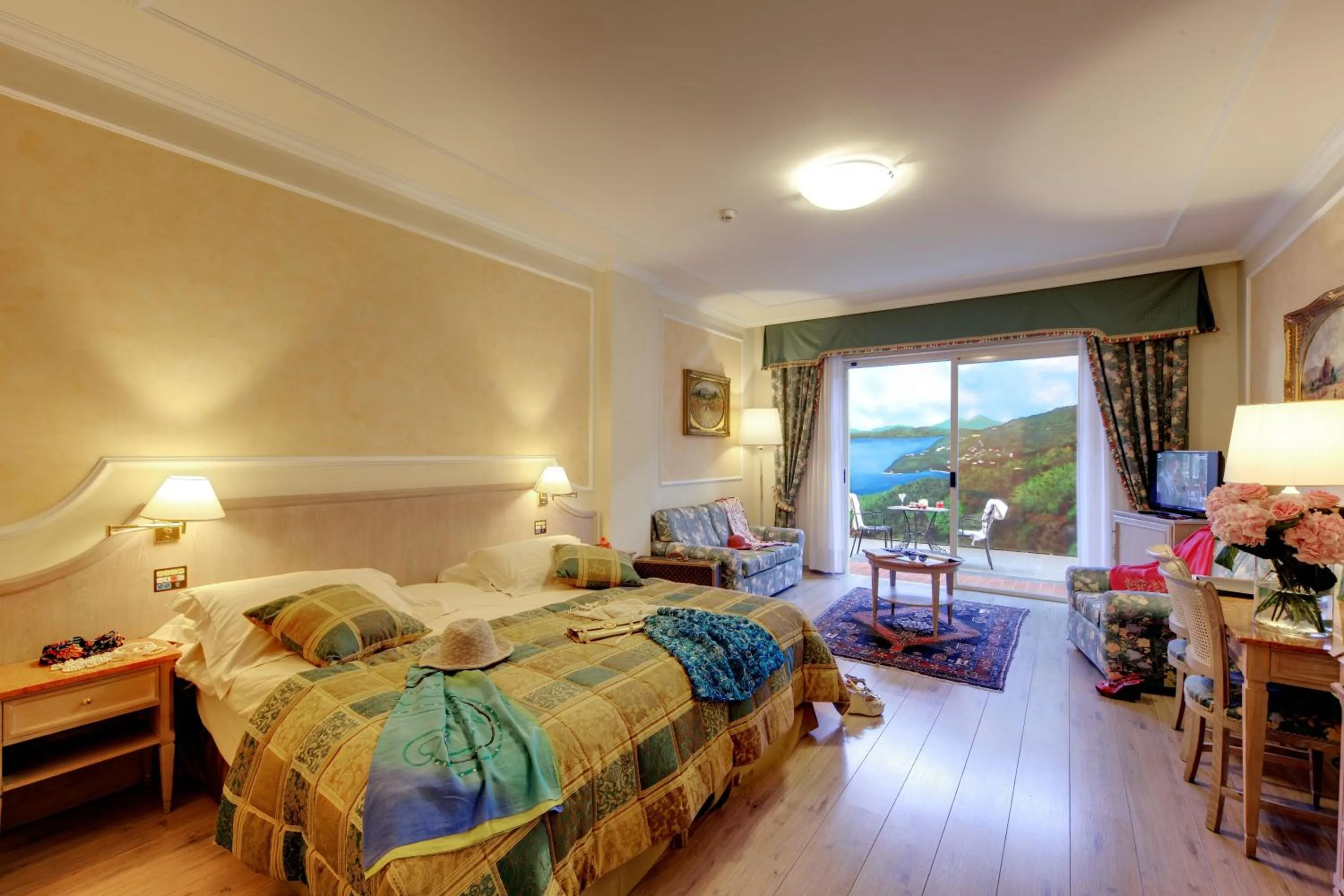 Bed in Grand Hotel Dino