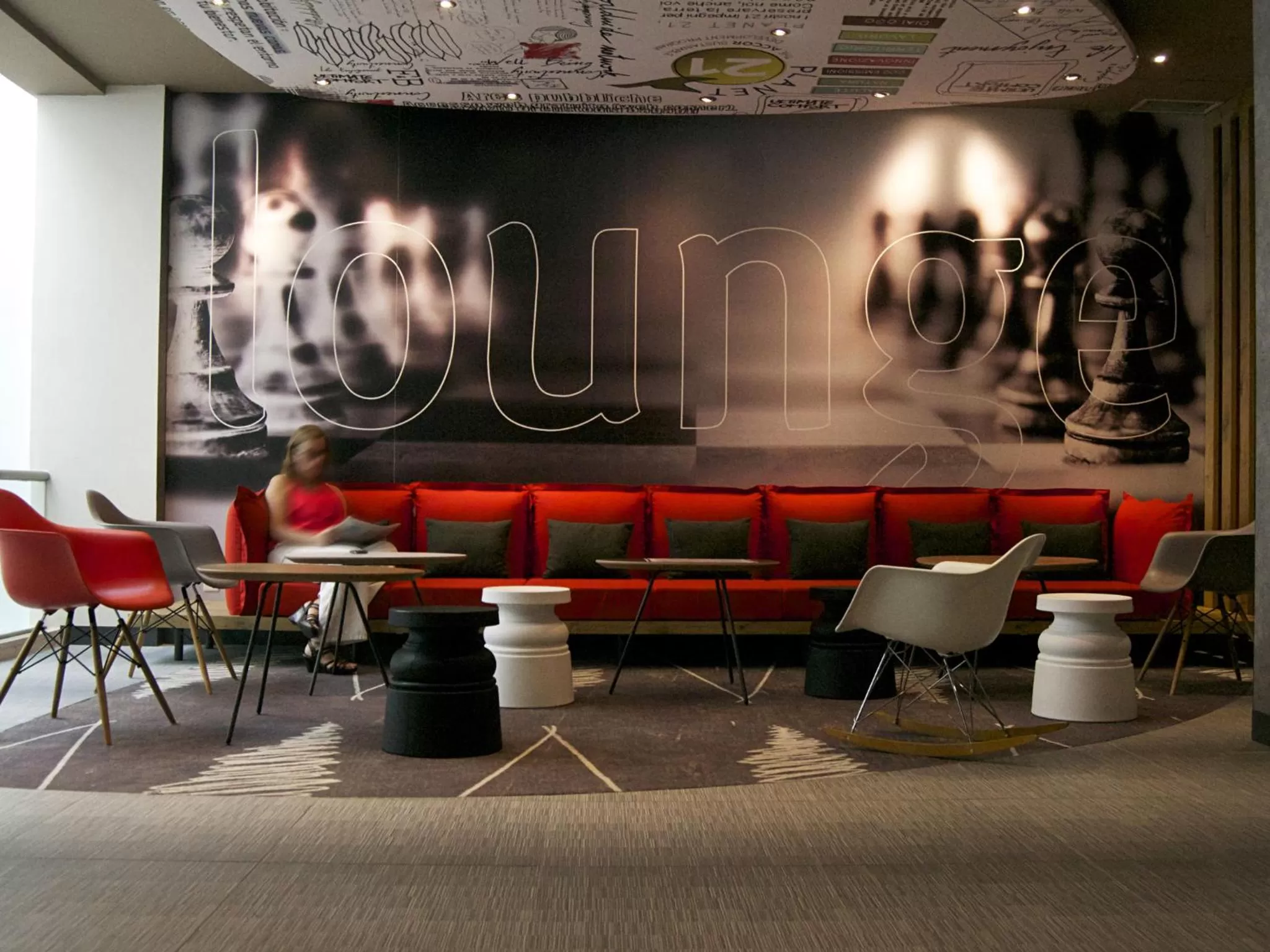 Lounge or bar in Hotel ibis Lisboa Saldanha