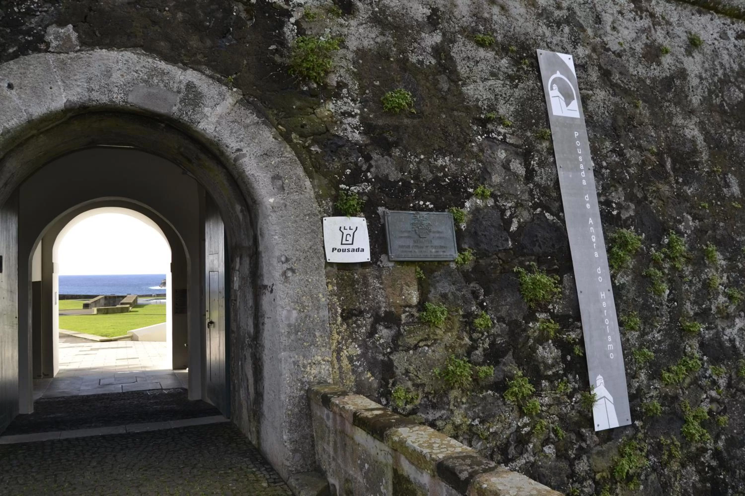 Facade/entrance in Pousada de Angra do Heroismo Castelo de S. Sebastiao