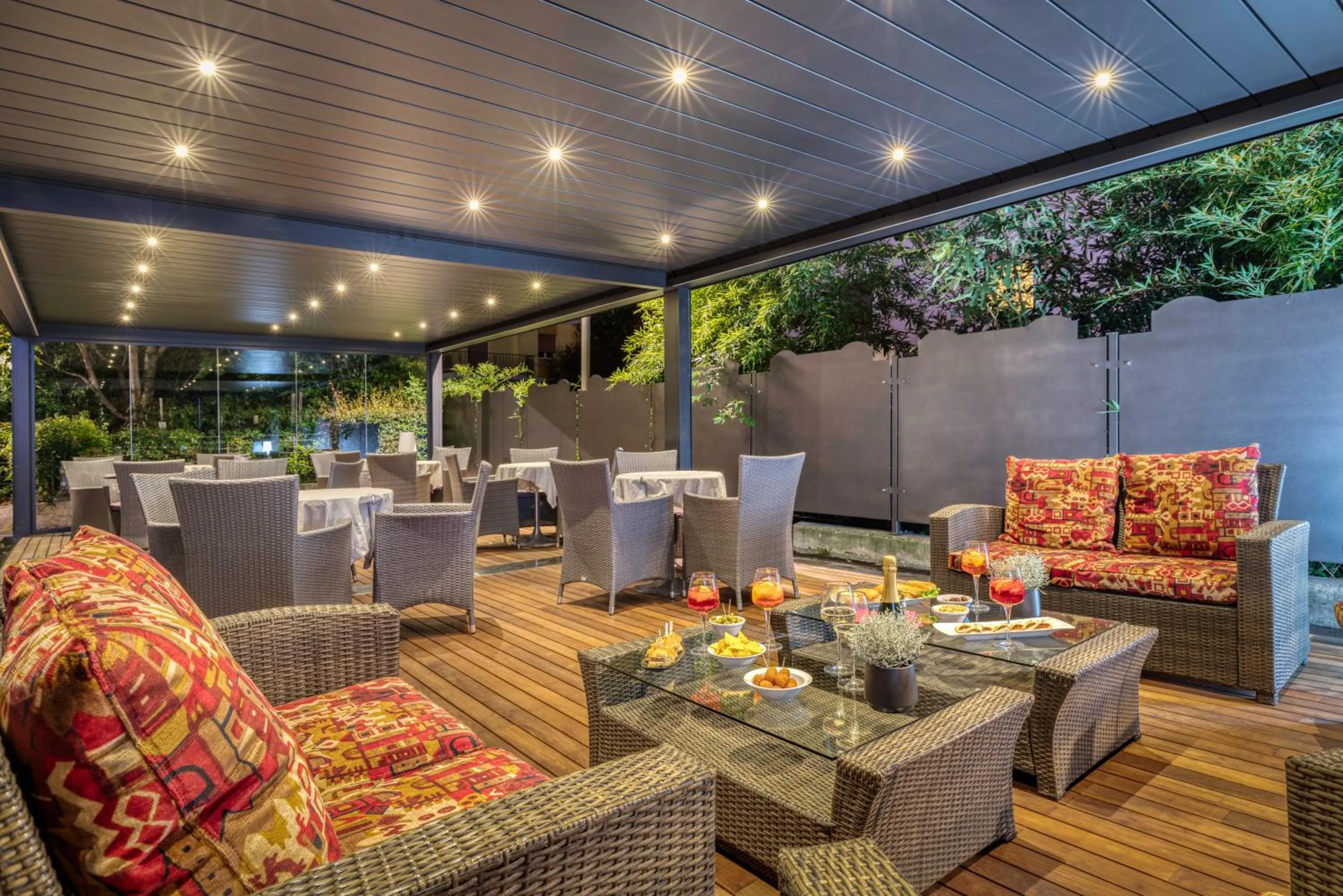 Patio in Hotel Sporting Trento