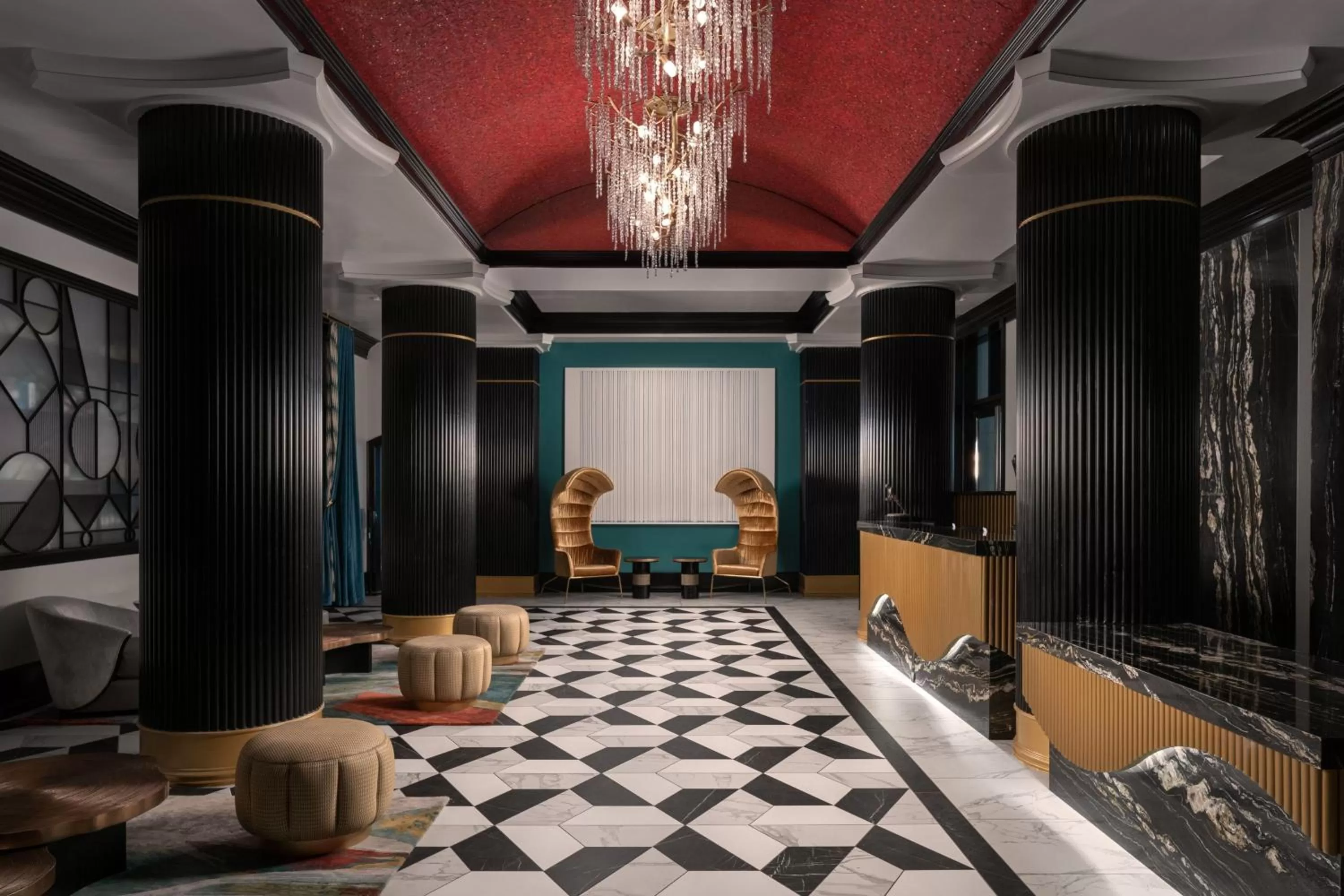 Lobby or reception, Bed in Grand Bohemian Orlando, Autograph Collection