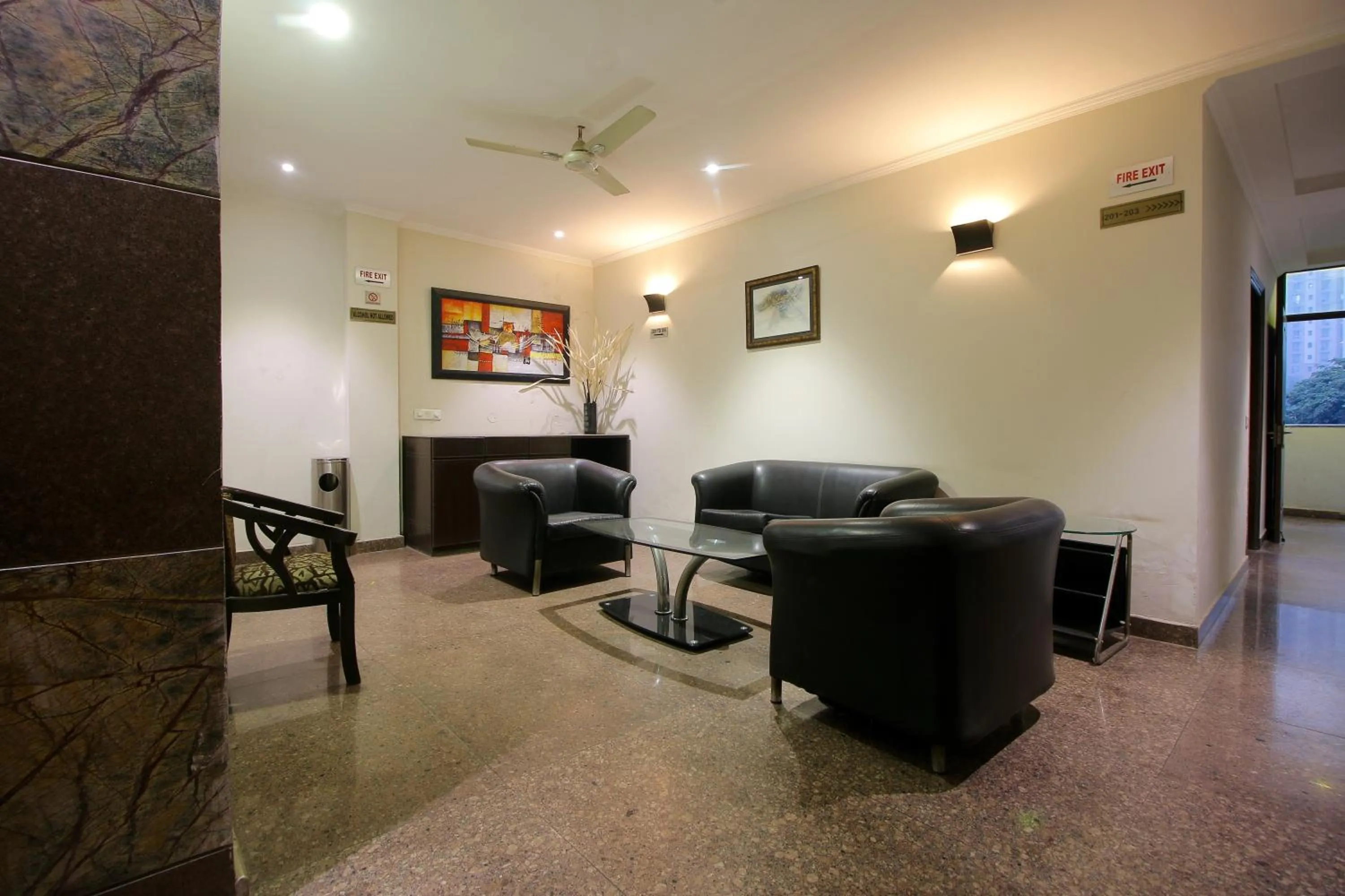 Communal lounge/ TV room in Hotel City Premier - Near Galleria Market , Super Mart-1 DLF Gurgaon