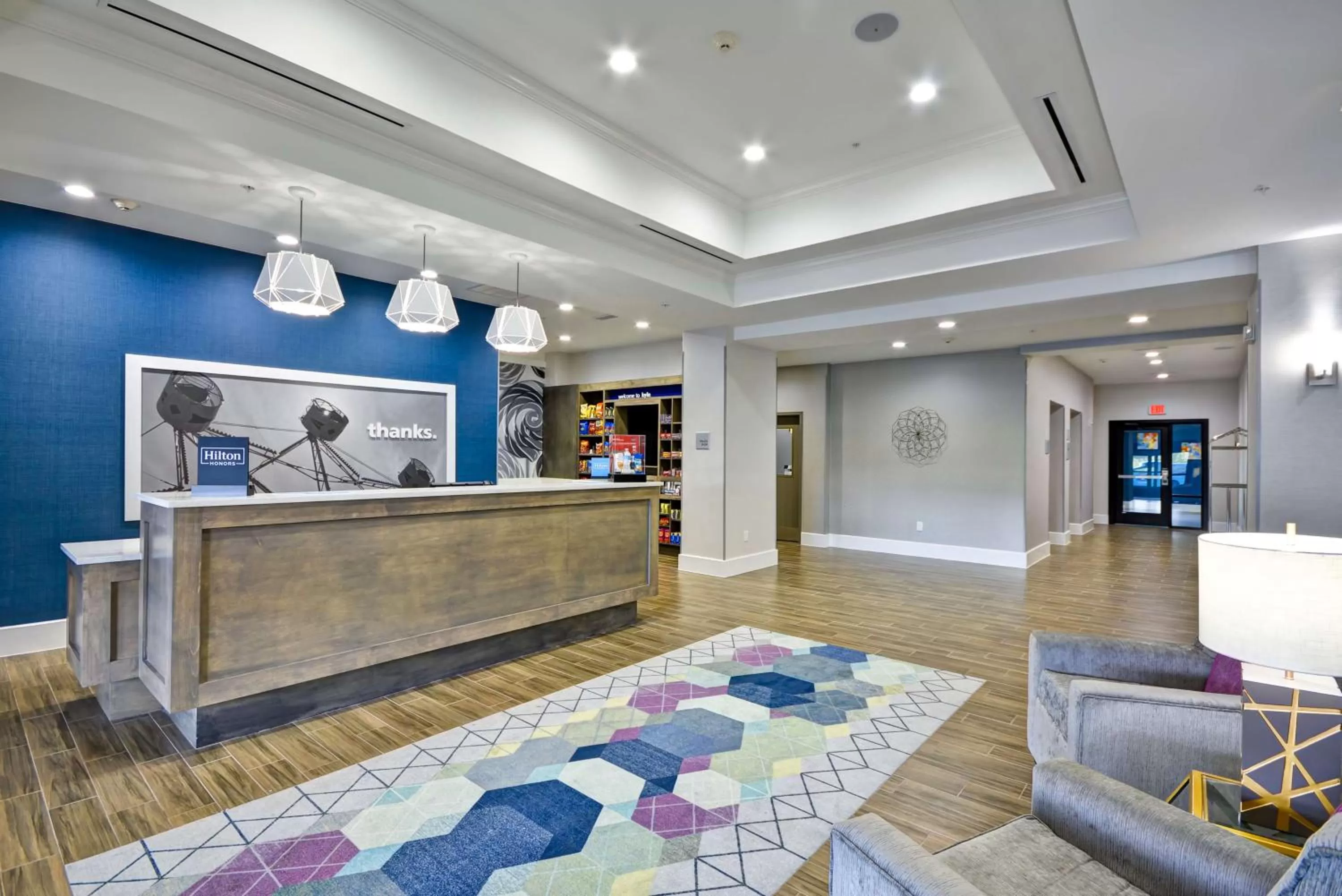 Lobby or reception in Hampton Inn Kyle