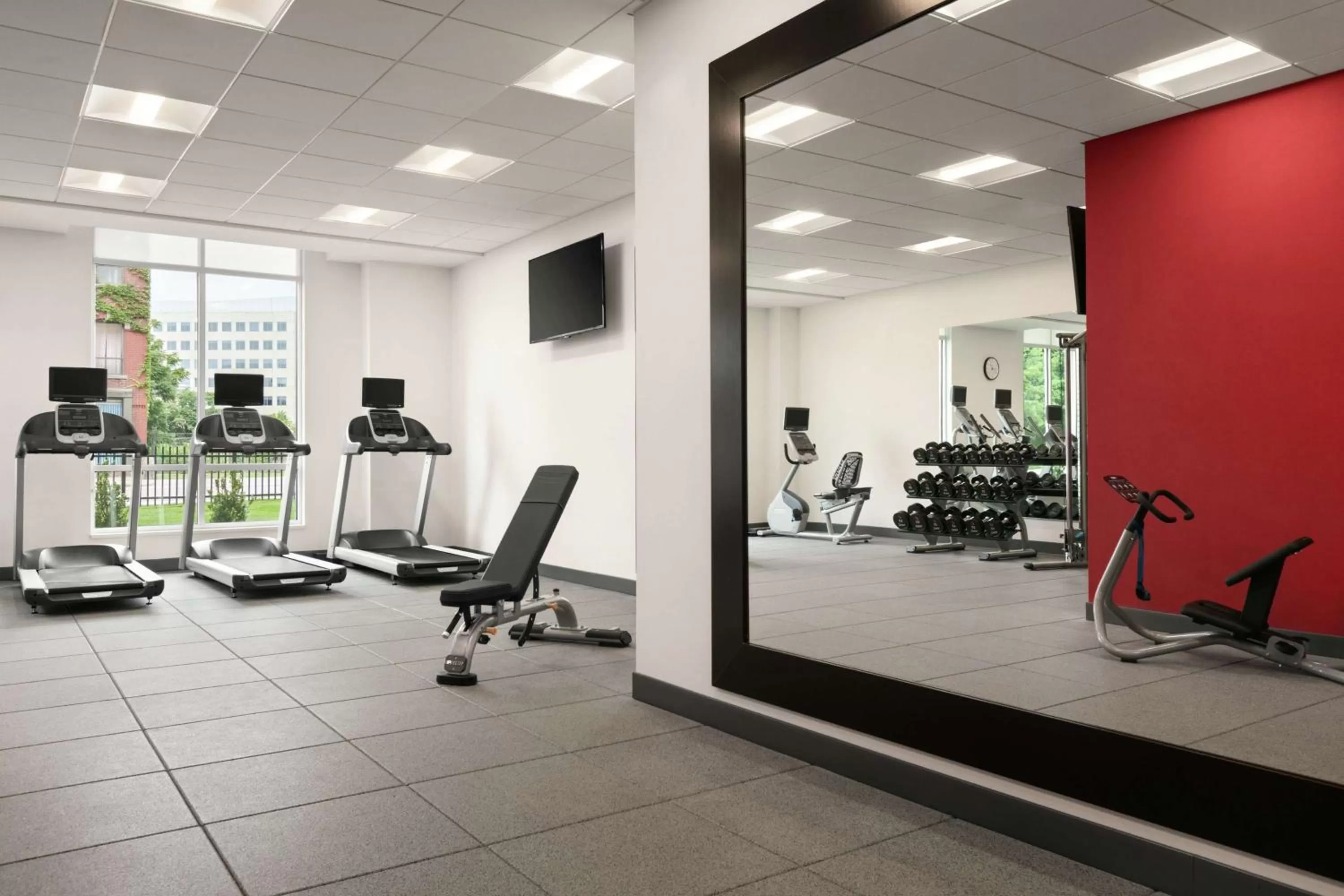 Fitness centre/facilities in Homewood Suites By Hilton Worcester