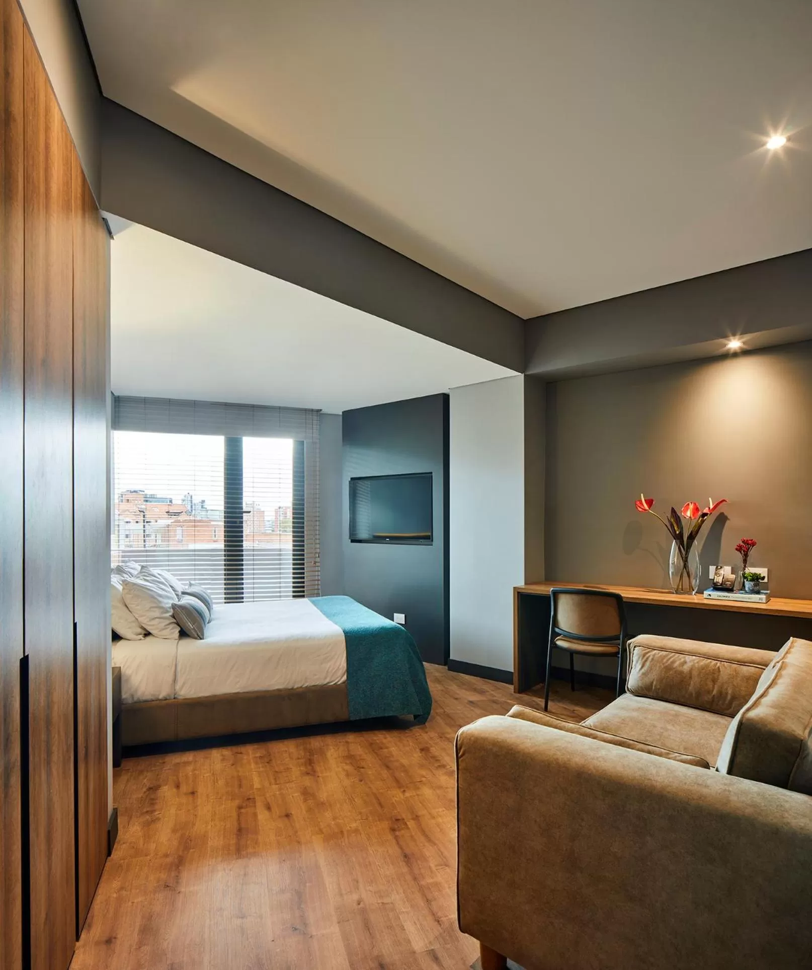 Photo of the whole room, Bed in Nico Apartasuites