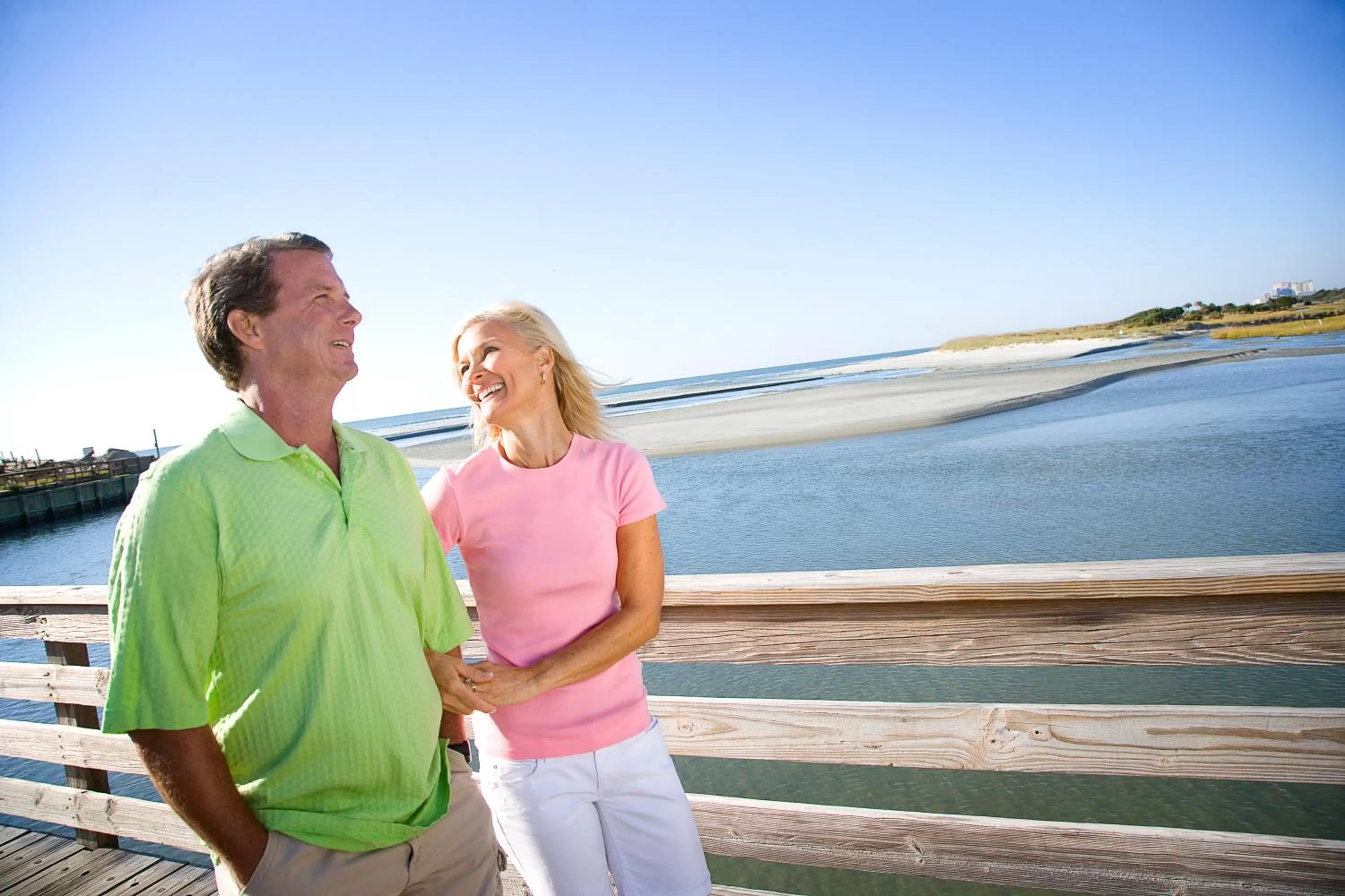 People in Ocean Creek Resort